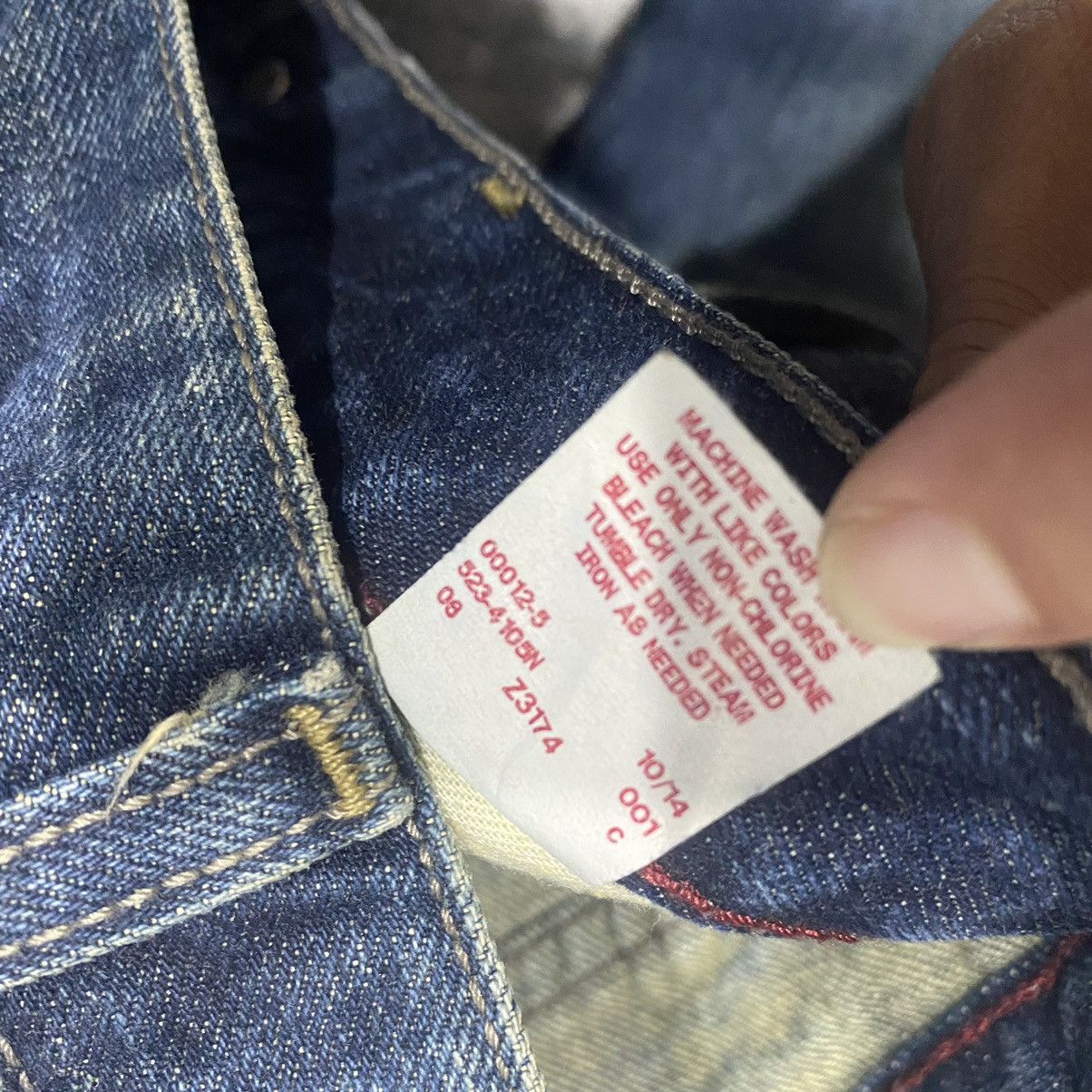 Hysteric Glamour × Japanese Brand × Le Grande Bleu (L.G.B.) Sickkk☠️ Arizona Mud Wash Vintage Jeans Relaxed 90s Dirty Size US 31 - 13 Thumbnail