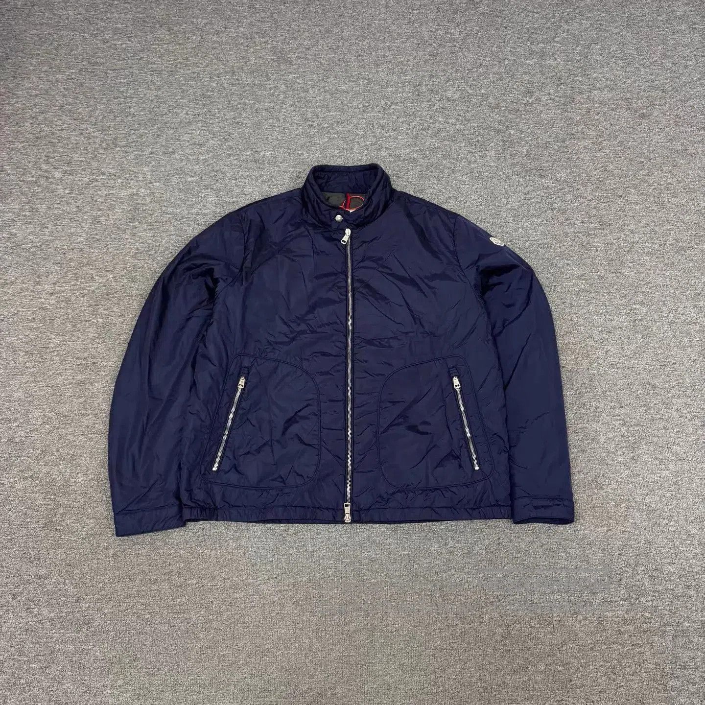 Moncler Blue Zip-Up Bomber Jacket. Size US XXL / EU 58 / 5 - 1 Thumbnail