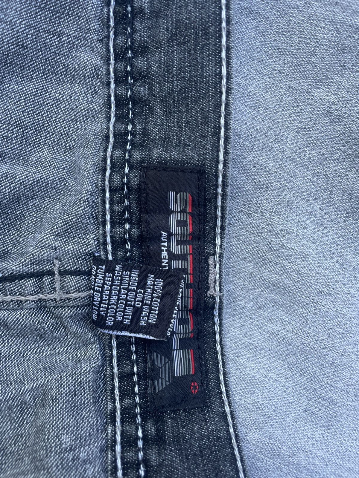 Southpole Vintage Southpole Jean Shorts Grey Y2K Streetwear Size US 42 / EU 58 - 3 Thumbnail