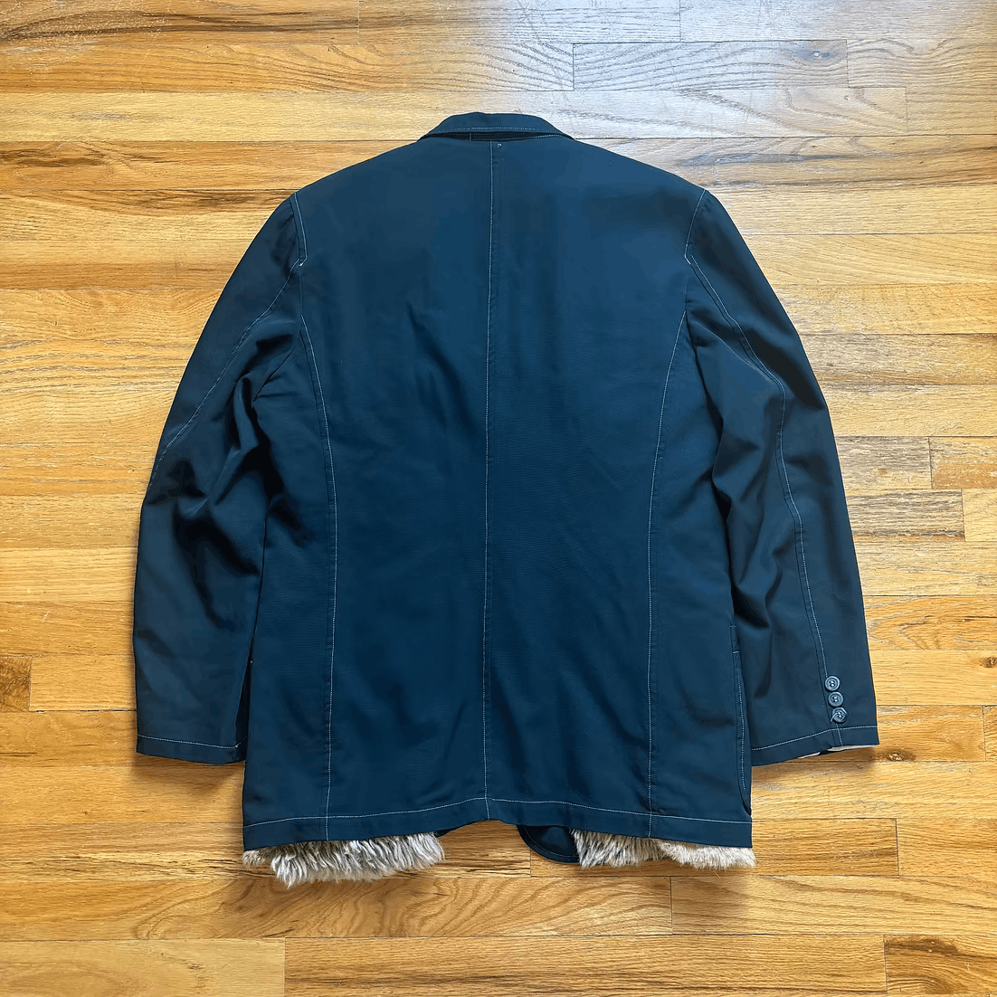 Comme des Garcons Homme FW2000 Faux-Fur Lined Tailored Jacket Size US M / EU 48-50 / 2 - 4 Thumbnail