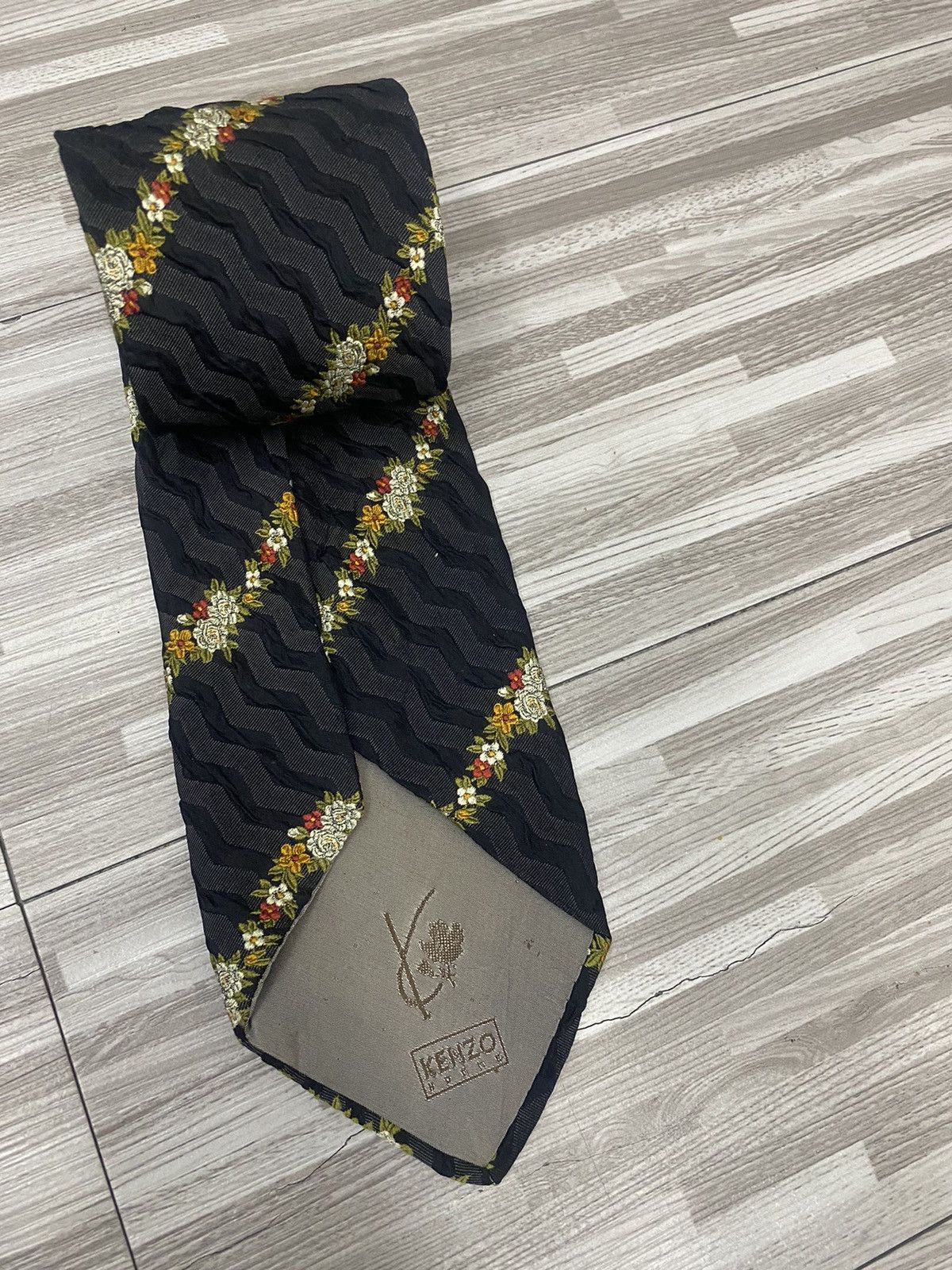 Kenzo Made in Italy Kenzo Homme Silk Ties Size ONE SIZE - 3 Thumbnail