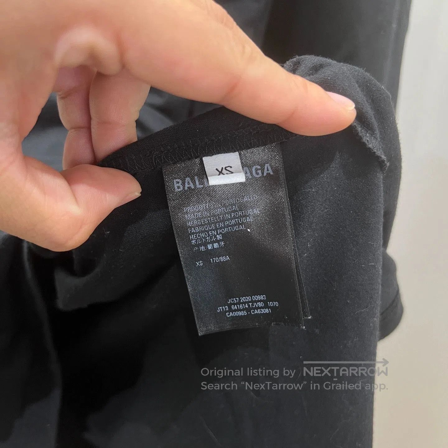 Balenciaga Balenciaga vem212 Graphic Loose Short Sleeve T-shirt. Size US XS / EU 42 / 0 - 4 Thumbnail