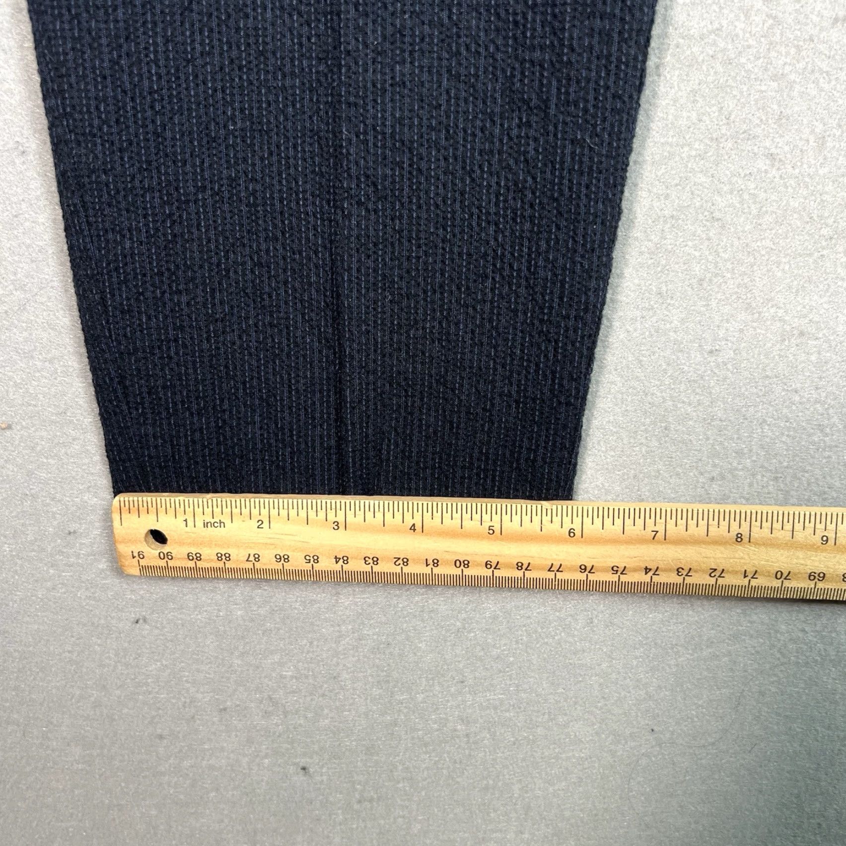 Zara VINTAGE Zara Seersucker Pants Womens Small Blue Slim Leg Relaxed Fit Size 28" / US 6 / IT 42 - 5 Thumbnail
