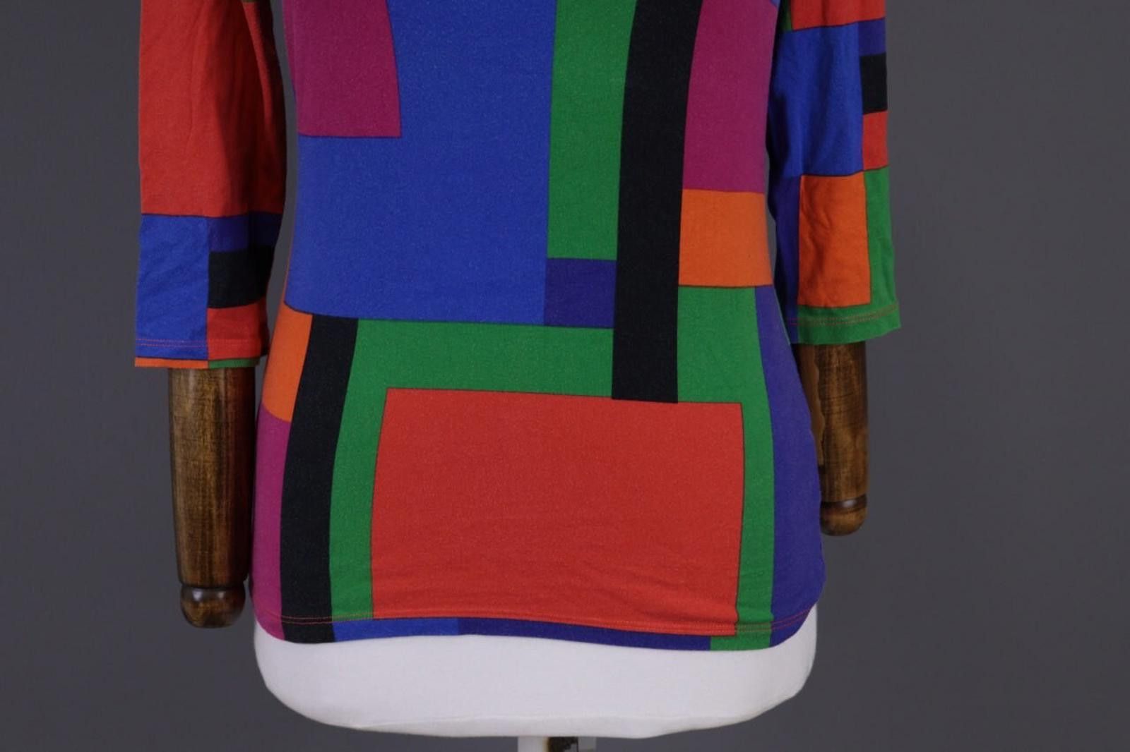 Lauren Ralph Lauren Lauren Ralph Lauren Multicolor Collorfull Top Blouse Size M Size M / US 6-8 / IT 42-44 - 2 Thumbnail