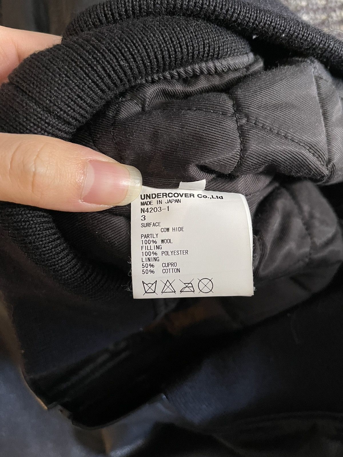 Undercover 14AW Cold Blood MA-1 Leather Jacket Size US M / EU 48-50 / 2 - 4 Thumbnail