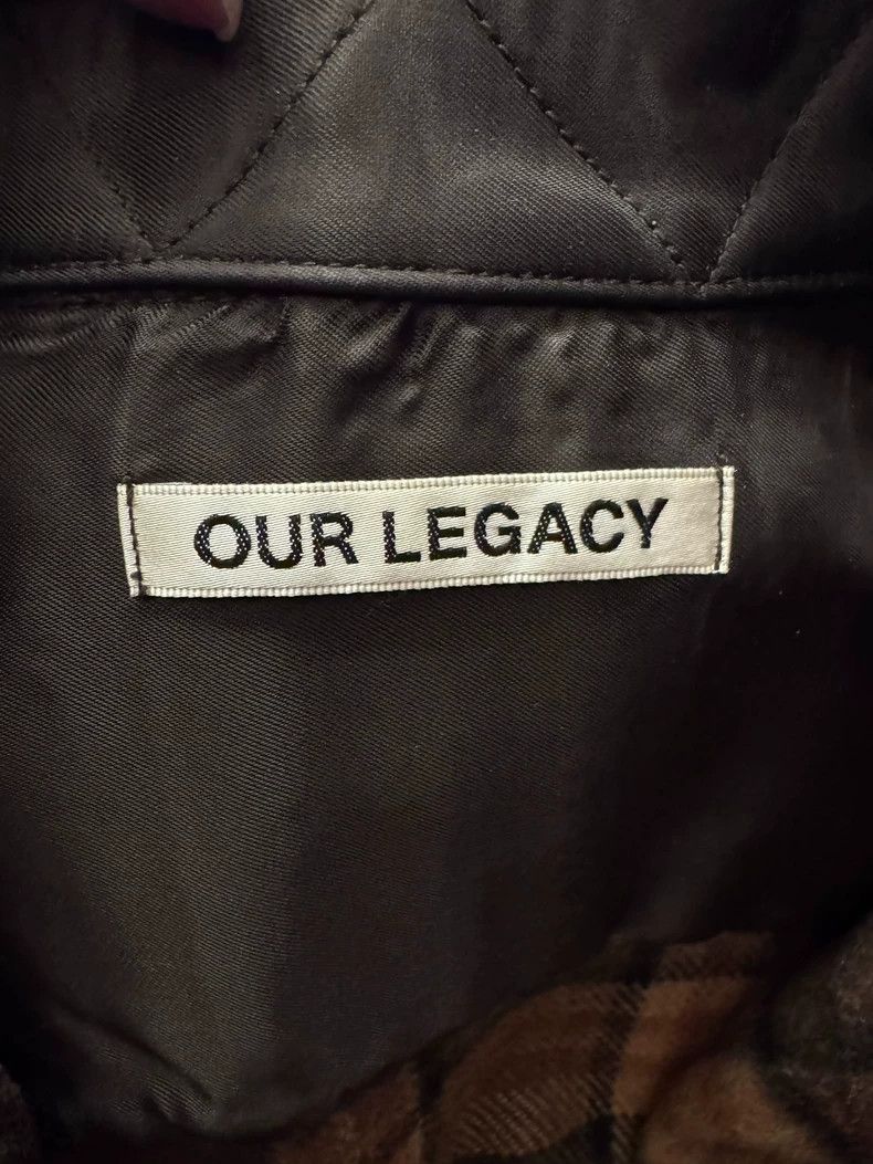 Our Legacy our legacyDark brown plaid shirt 2503-Nextarrow Size US M / EU 48-50 / 2 - 3 Thumbnail