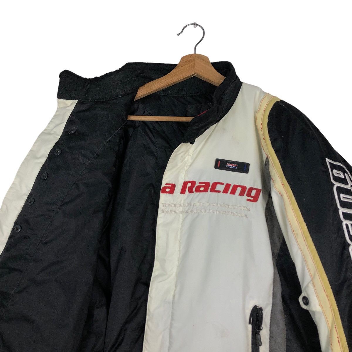 Japanese Brand 🔥Vintage HRC Honda Racing Bomber Biker Jacket Big Logo Size US L / EU 52-54 / 3 - 12 Thumbnail