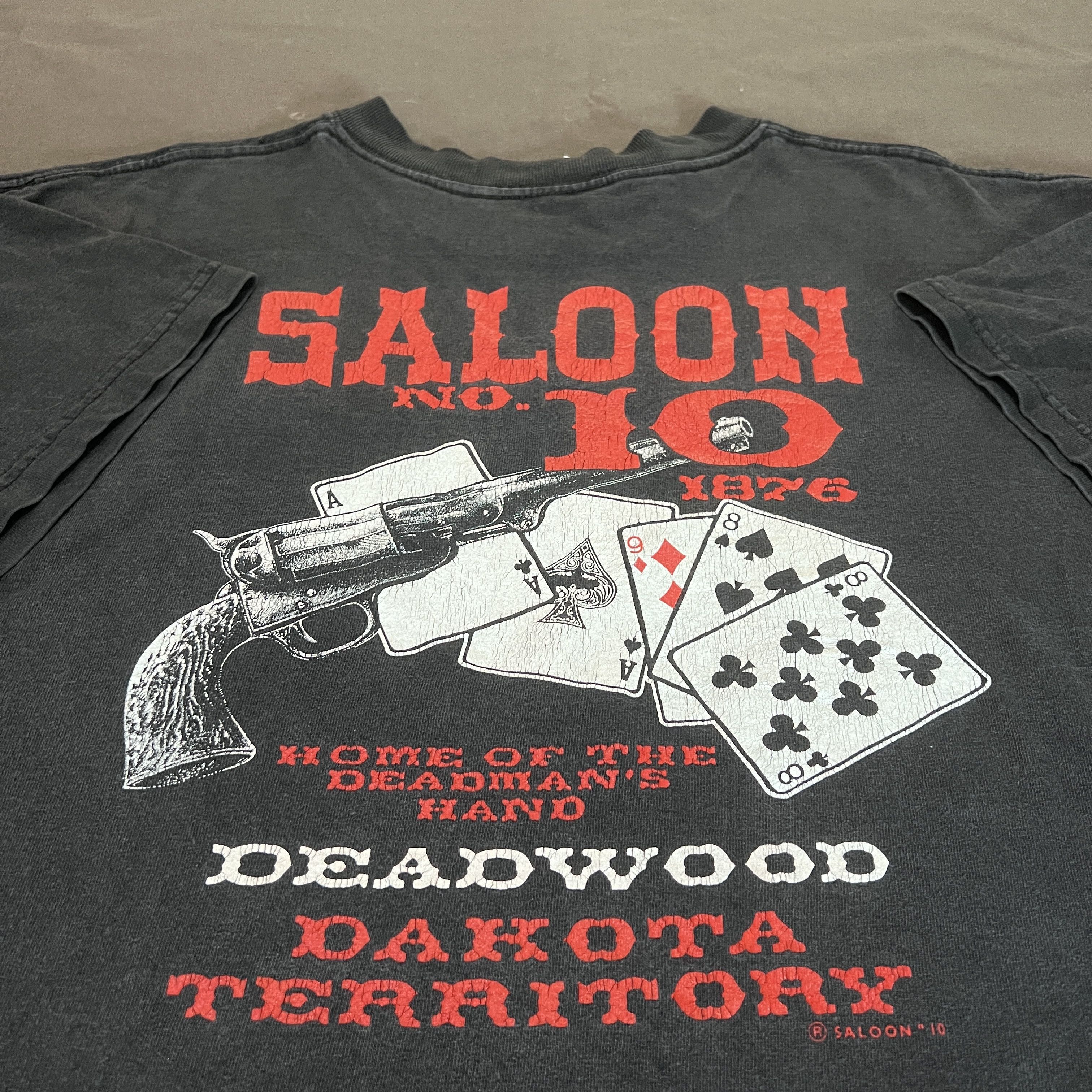 Vintage Vintage Y2K Saloon No 10 Deadwood Dakota Promo Tee Faded Gun Size US L / EU 52-54 / 3 - 1 Thumbnail
