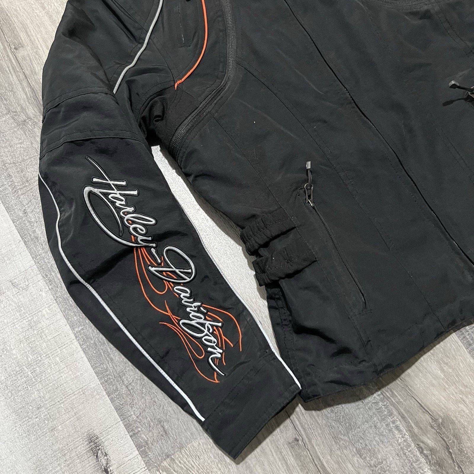 Harley Davidson Womens Harley Davidson Motorcycle Convertible Jacket/Vest Size S / US 4 / IT 40 - 3 Thumbnail