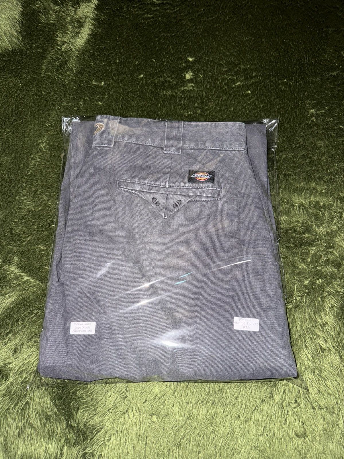 Dickies [36] Dickies Snake Logo Washed Cotton Double Knee Pants Size US 36 / EU 52 - 14 Thumbnail
