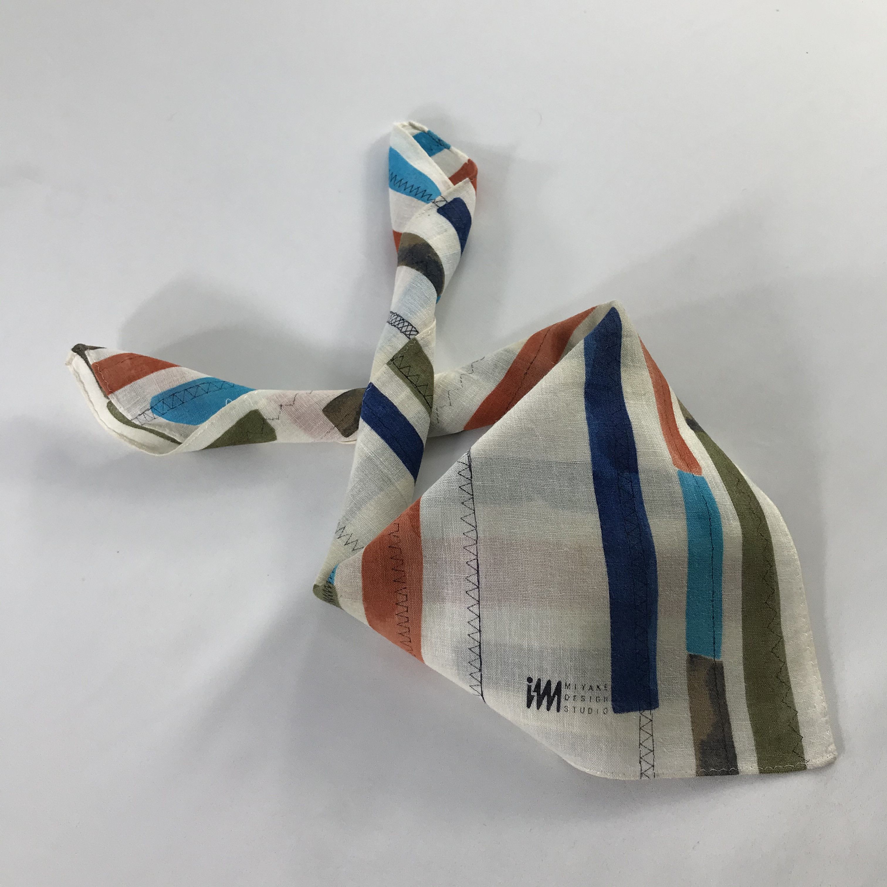 Issey Miyake Issey Miyake Bandana / Handkerchief / Neckerchief - S1150 Size ONE SIZE - 4 Thumbnail