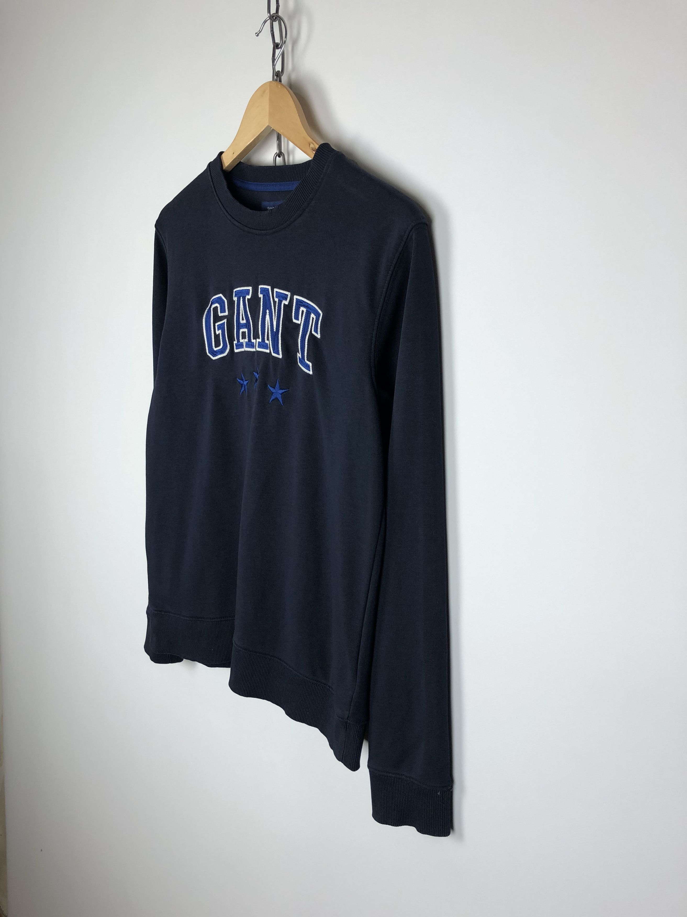 Gant Gant Sweatshirt Crewneck Center Logo Pullover Blue Size US S / EU 44-46 / 1 - 5 Thumbnail