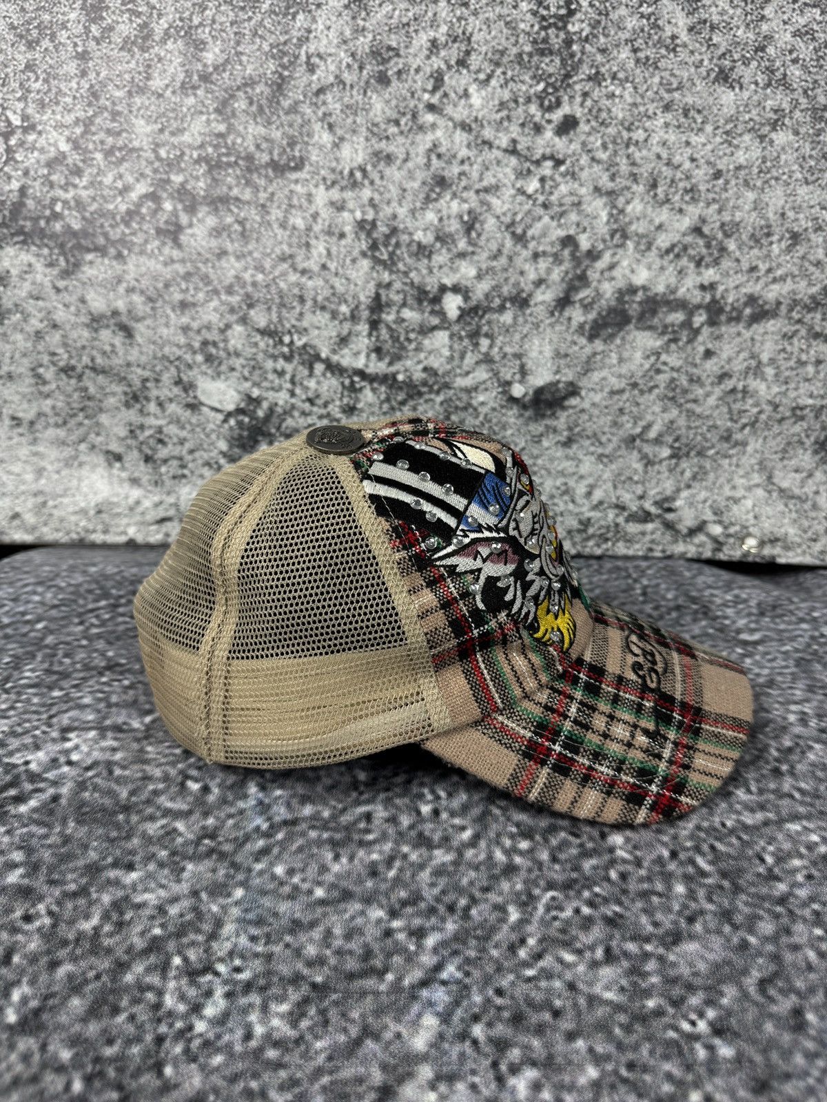 Ed Hardy Ed Hardy by Christian Audigier Baseball Cap Y2K Tattoo Rare Size ONE SIZE - 5 Thumbnail