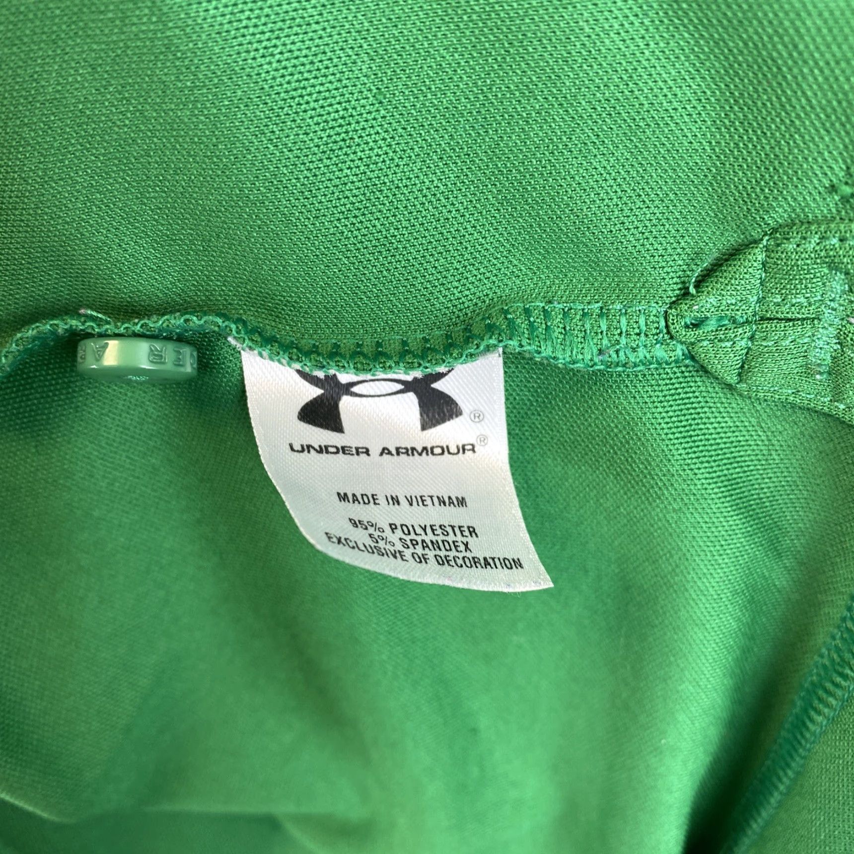 Under Armour Under Armour Polo Shirt XL Green Solid Heatgear Golf Short Sleeve Regular Men 48-46 /-46-48-46-? Size US XL / EU 56 / 4 - 7 Thumbnail