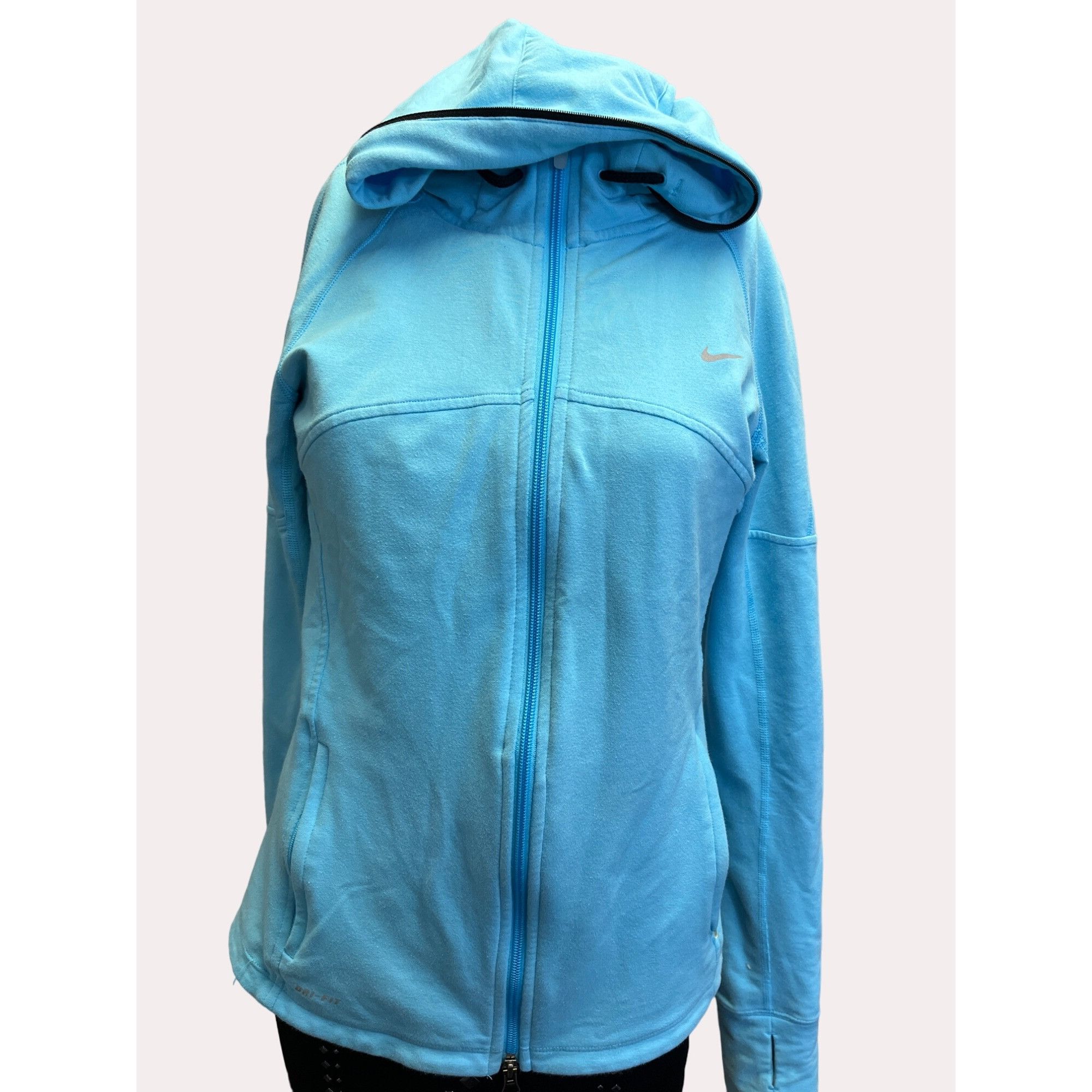 Nike Nike Dri-fit Women's Blue Light Jacket/Zipper Up Size M SKU Size M / US 6-8 / IT 42-44 - 1 Thumbnail