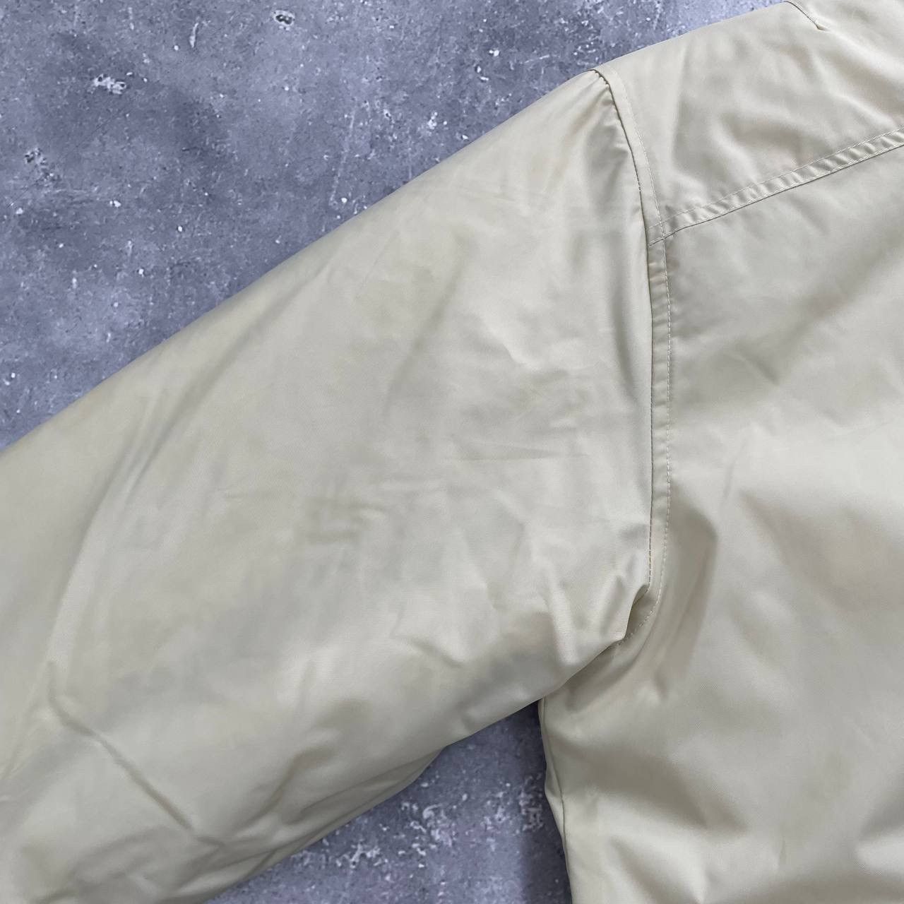 Nike × Vintage Vintage 2000s Nike Nylon Puffer Y2K Jacket Beige Size S Size US S / EU 44-46 / 1 - 12 Thumbnail