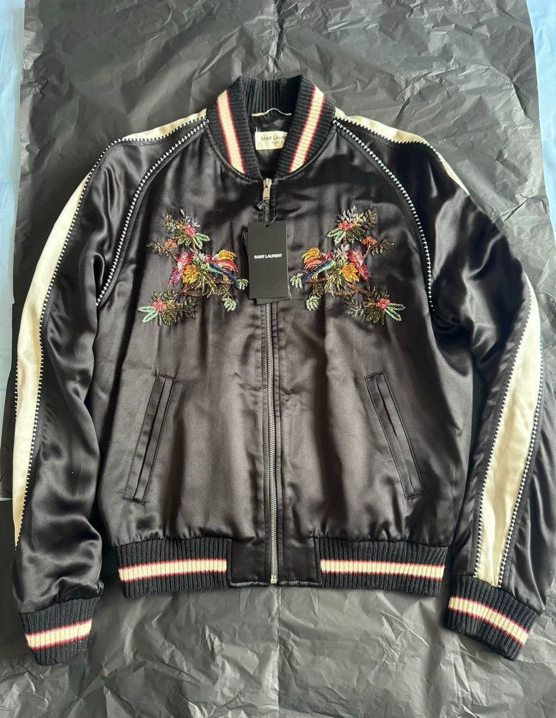 Saint Laurent Paris Saint Laurent Paris Embroidered heavy-duty jacket-2506 Size US S / EU 44-46 / 1 - 1 Thumbnail