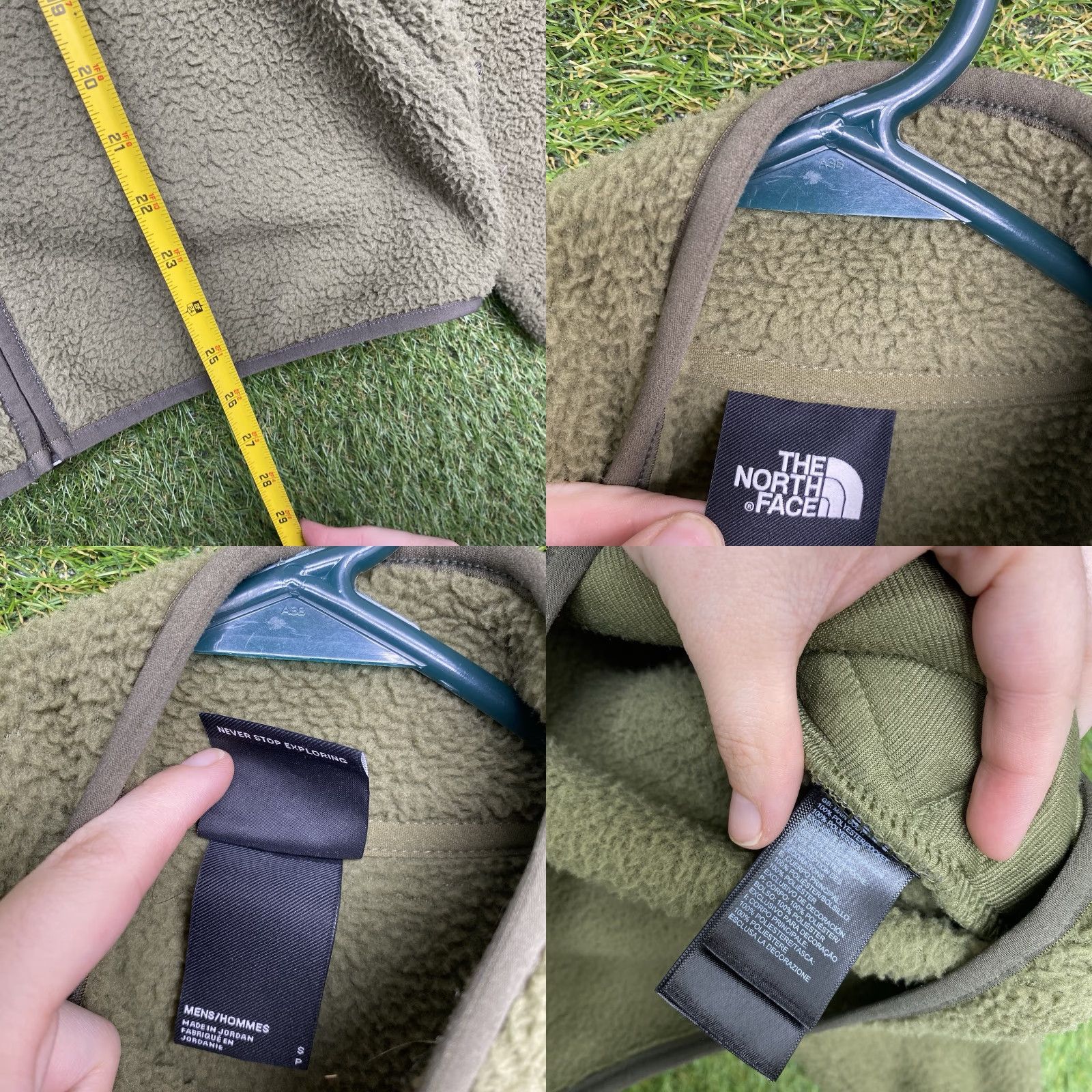 The North Face VINTAGE The North Face Dunraven Sherpa Jacket Mens Small Olive Green Full Zip Pockets Size S / US 4 / IT 40 - 8 Thumbnail