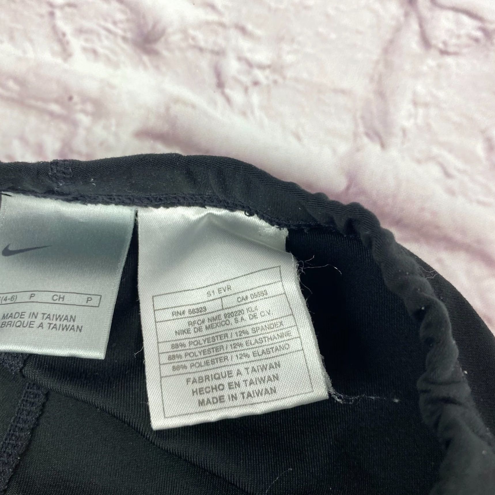 Nike Nike Leggings Teens Junior S Logo Elastic Waist Pull On Yoga Athletic Size 28" / US 6 / IT 42 - 5 Thumbnail