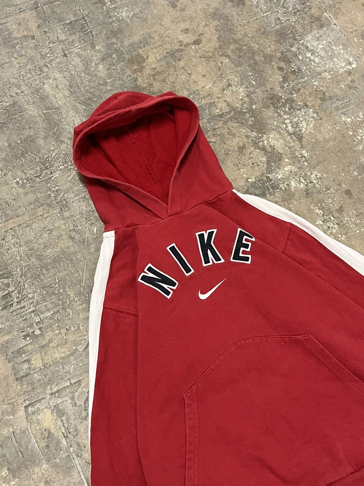 Nike × Vintage Nike center swoosh big swoosh hoodie vintage y2k streetwear Size US S / EU 44-46 / 1 - 3 Thumbnail