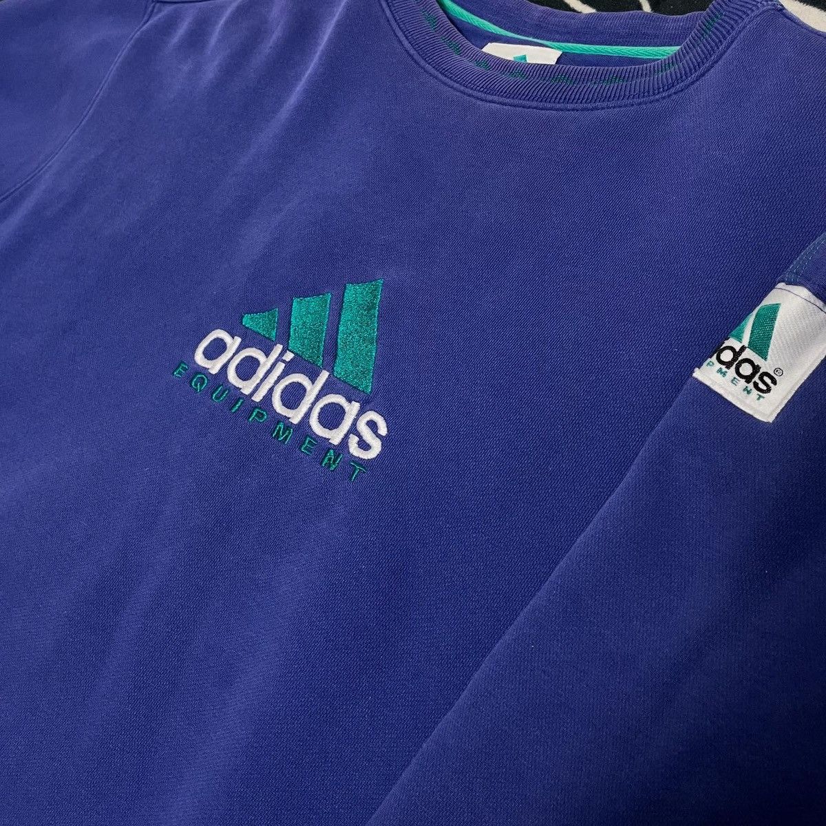 Adidas Vintage Sweatshirt Adidas Equipment Size US M / EU 48-50 / 2 - 4 Thumbnail