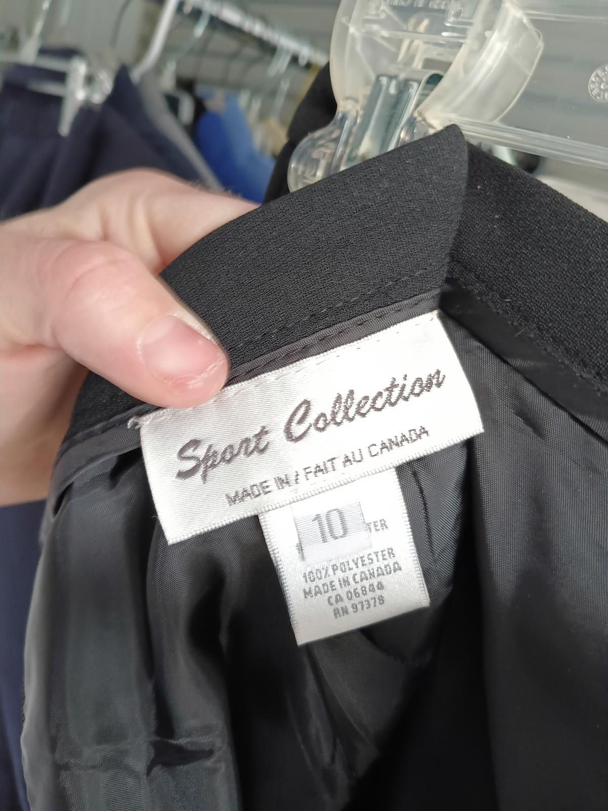 Designer Elegant Black Maxi Skirt by Sport Collection Size 32" / US 10 / IT 46 - 3 Thumbnail