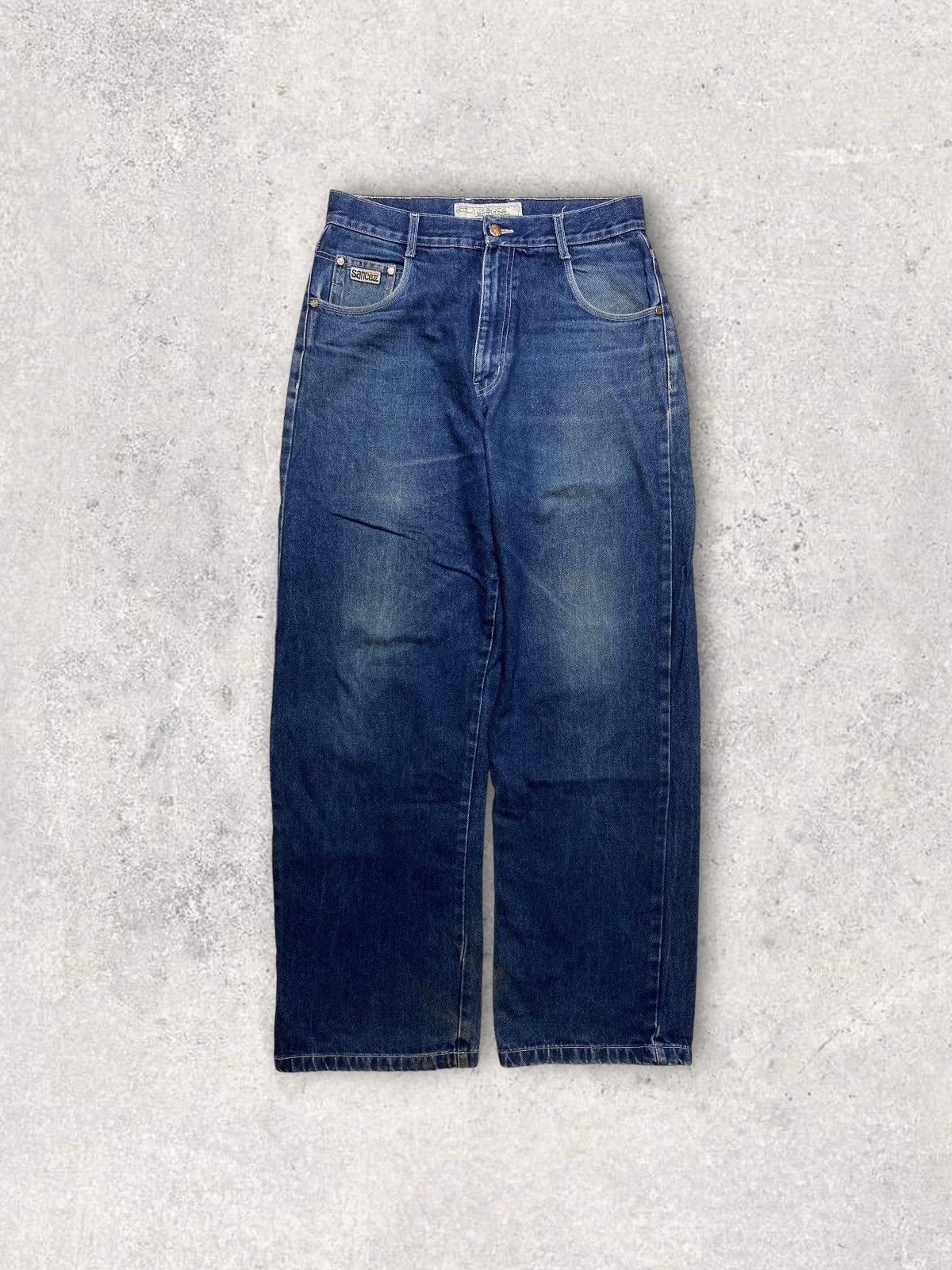 Japanese Brand Vintage workwear sancezz denim pants y2k 90s drip hiphop rap Size US 34 / EU 50 - 2 Thumbnail