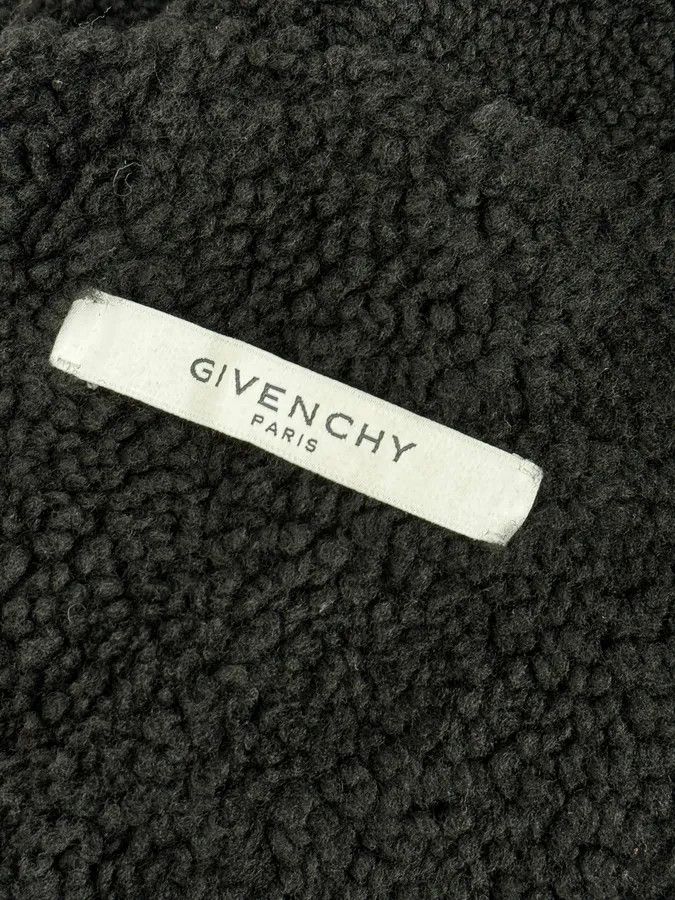 Givenchy AW2015 Givenchy Black Shearling Collar Leather Jacket by Riccardo Tisci Size US L / EU 52-54 / 3 - 13 Thumbnail
