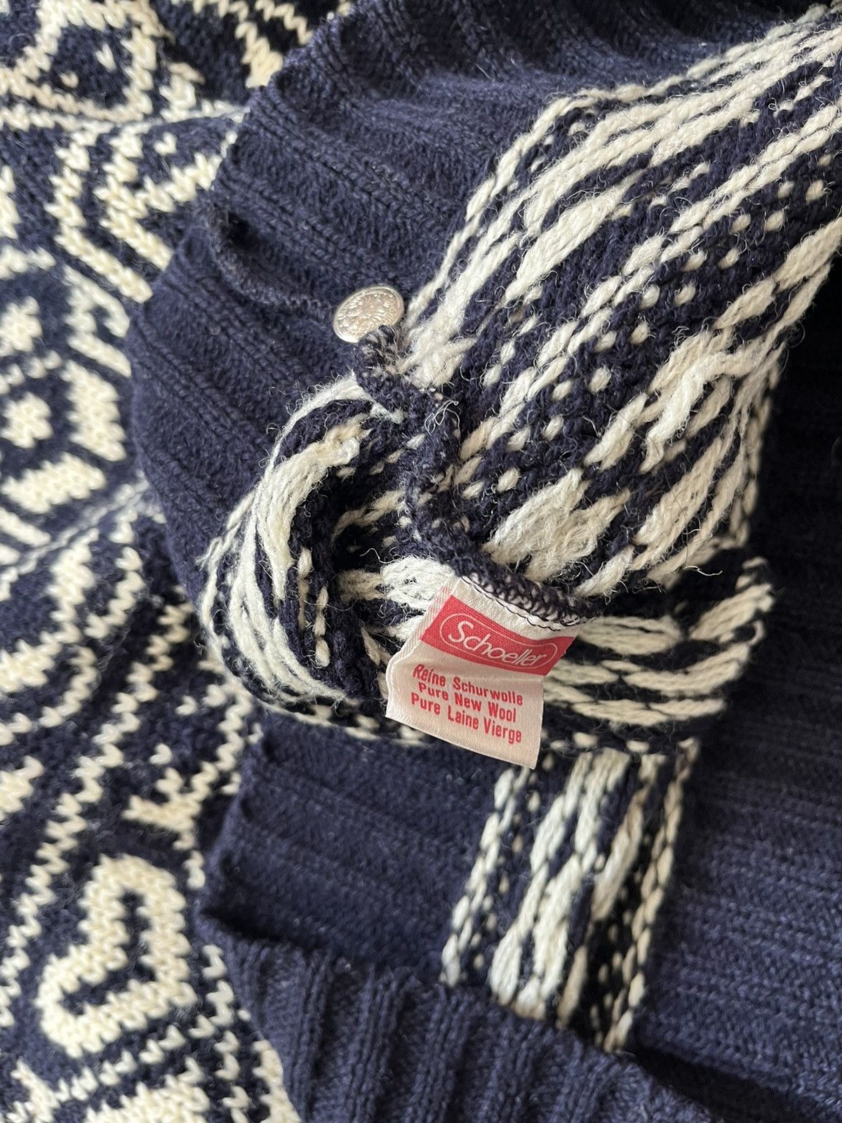 Ralph Lauren 80s Snowflake Wool Sweater Size US M / EU 48-50 / 2 - 4 Thumbnail