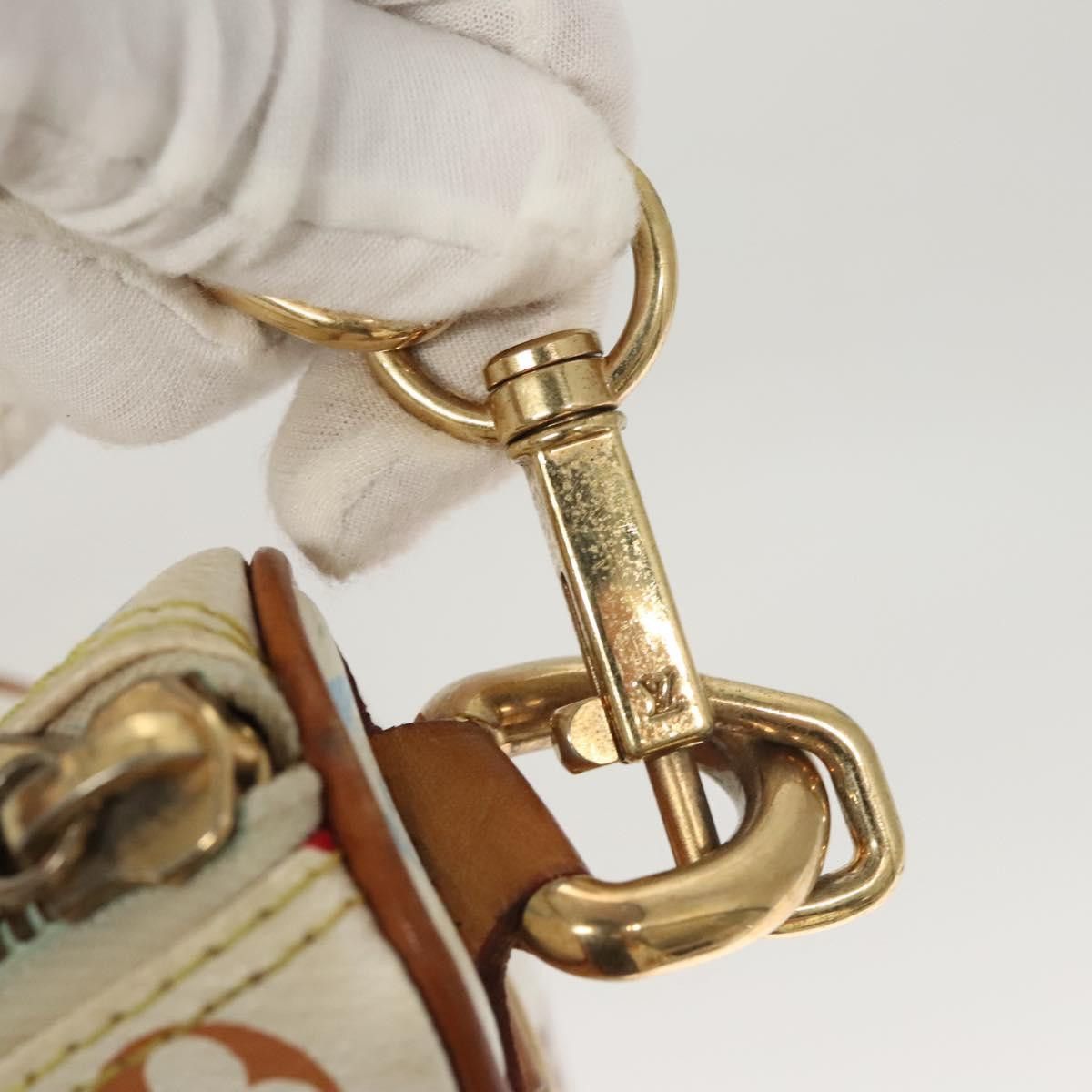 Louis Vuitton LOUIS VUITTON Monogram Multicolor Rita Bag White M40125 Size ONE SIZE - 10 Thumbnail