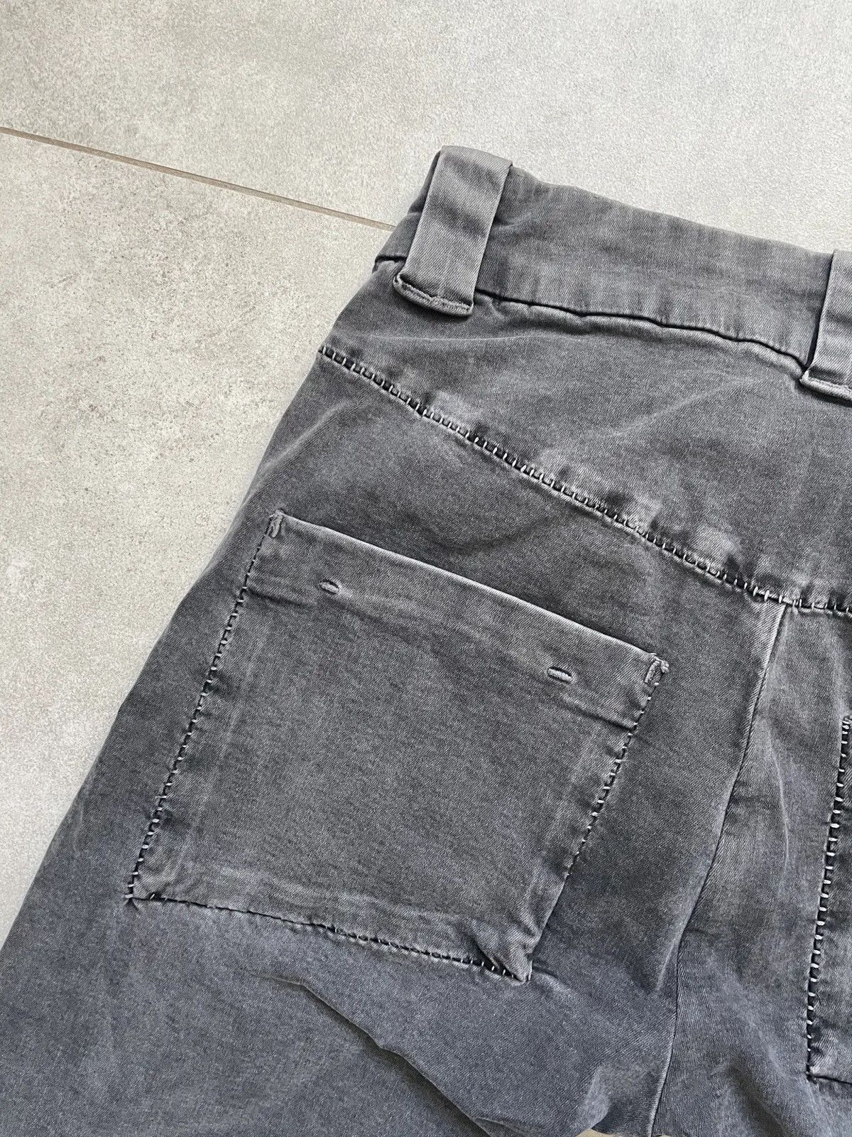 Thom Krom THOM KROM GREY MT65 DROPPED CROTCH RICK OWENS TYPE PANTS Size US 32 / EU 48 - 7 Thumbnail