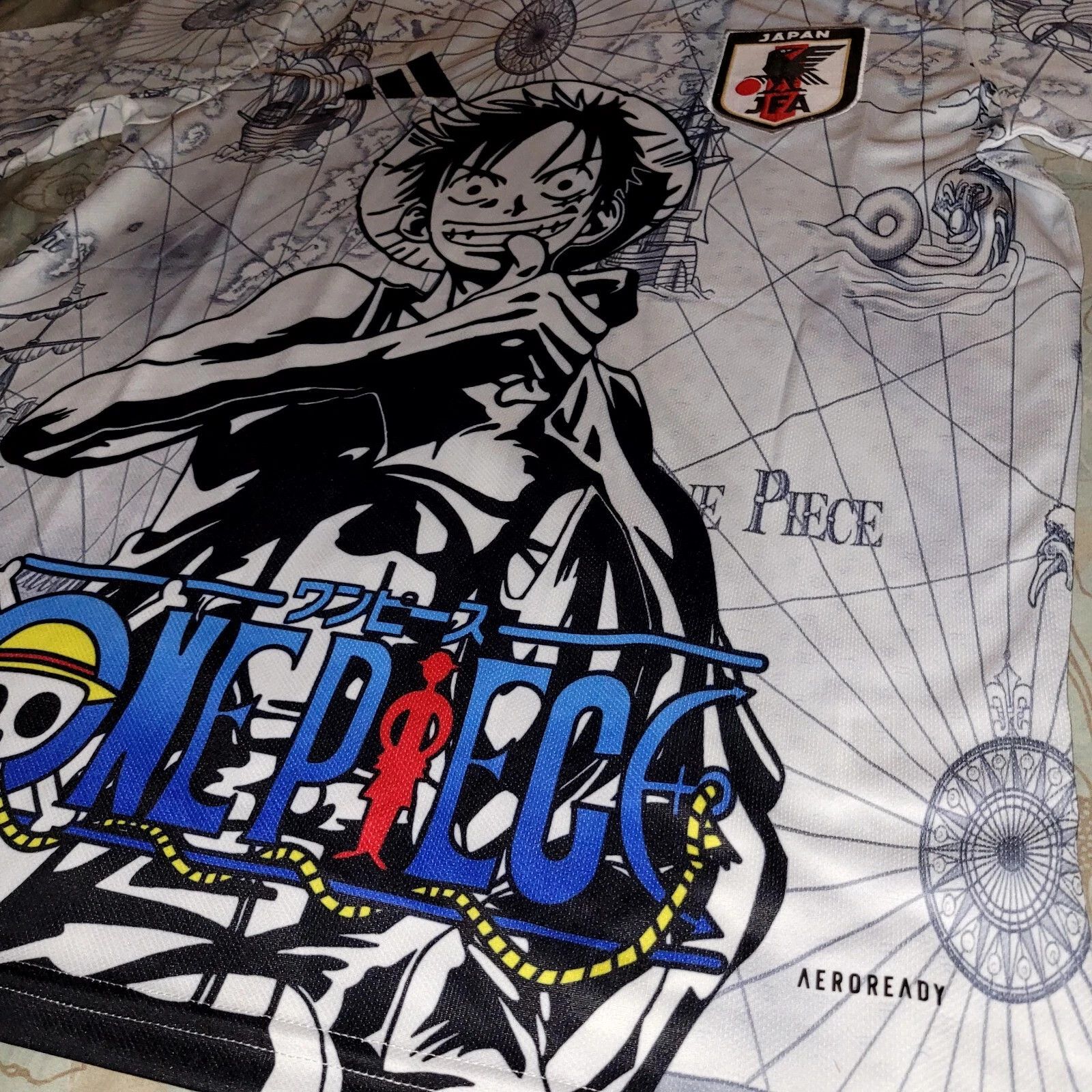 Other Japan Soccer Jersey – Special Luffy OnePiece Anime Edition Size US M / EU 48-50 / 2 - 4 Thumbnail