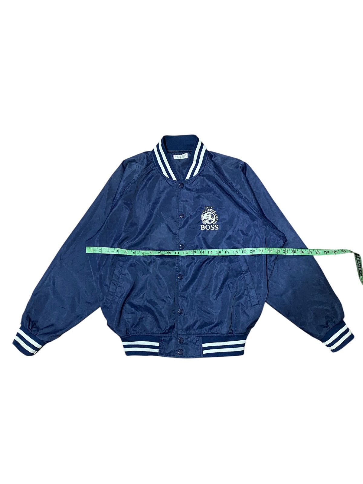 Japanese Brand × Vintage Vintage Suntory Boss Coffee Varsity Jacket Size US L / EU 52-54 / 3 - 8 Thumbnail
