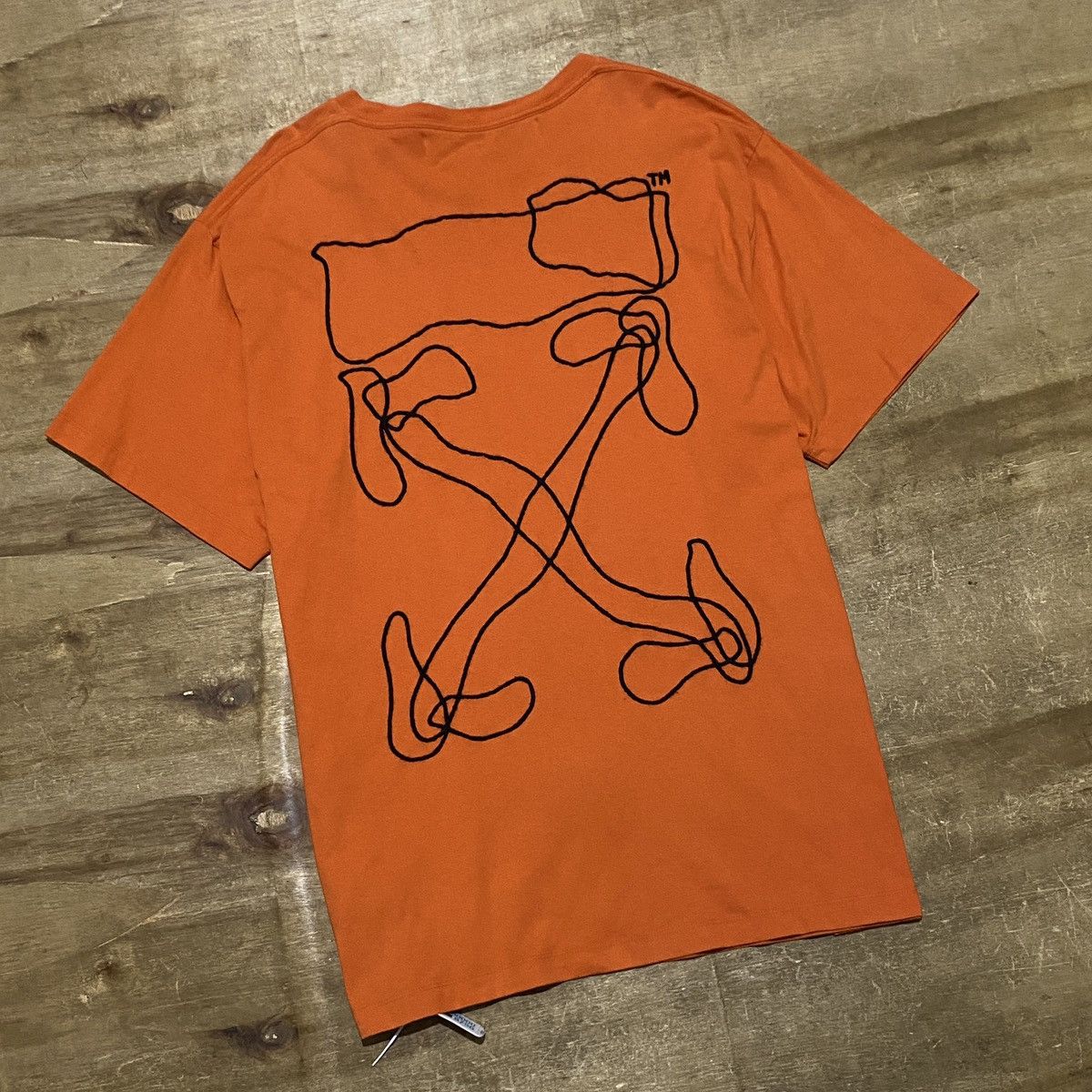Off-White Off white abstract arrow logo T-shirt over size Size US M / EU 48-50 / 2 - 1 Thumbnail