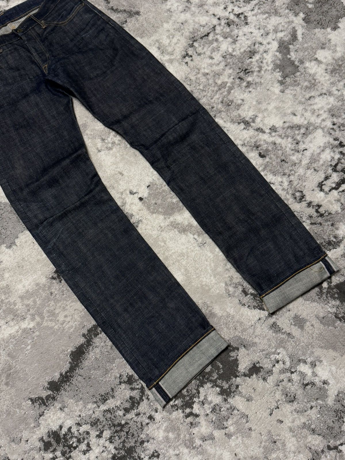 Japan Blue Crazy Japan Blue Selvedge Indigo Jeans Hedi Yohji Raf Miyake Size US 31 - 6 Thumbnail