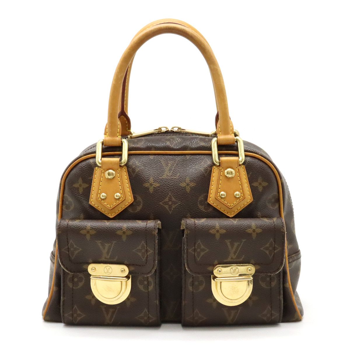 Louis Vuitton Louis Vuitton Louis Vuitton Monogram Manhattan PM Handbag M40026 Canvas Handbag M40026 in Very Good Condition Size ONE SIZE - 1 Thumbnail
