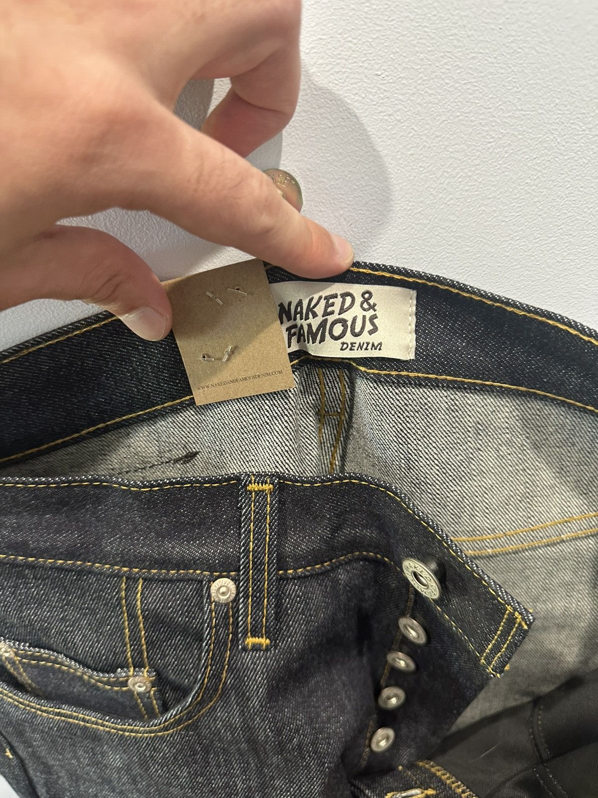 Naked & Famous Easy Guy - Double Dip Selvedge - Indigo Size US 30 / EU 46 - 5 Thumbnail