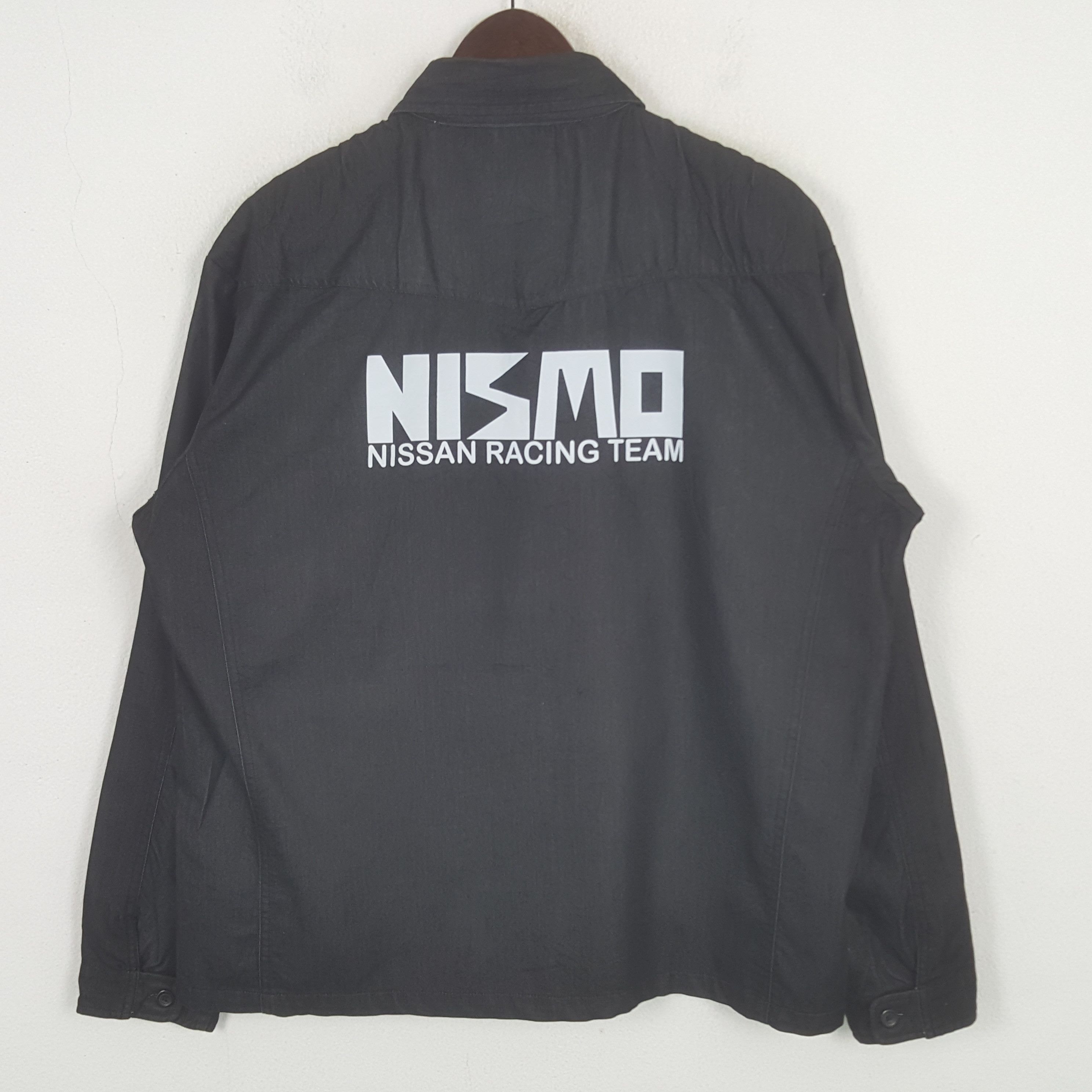 Japanese Brand Vintage Nismo Nissan Racing Team Custom Art Worker Jacket Size US L / EU 52-54 / 3 - 1 Thumbnail