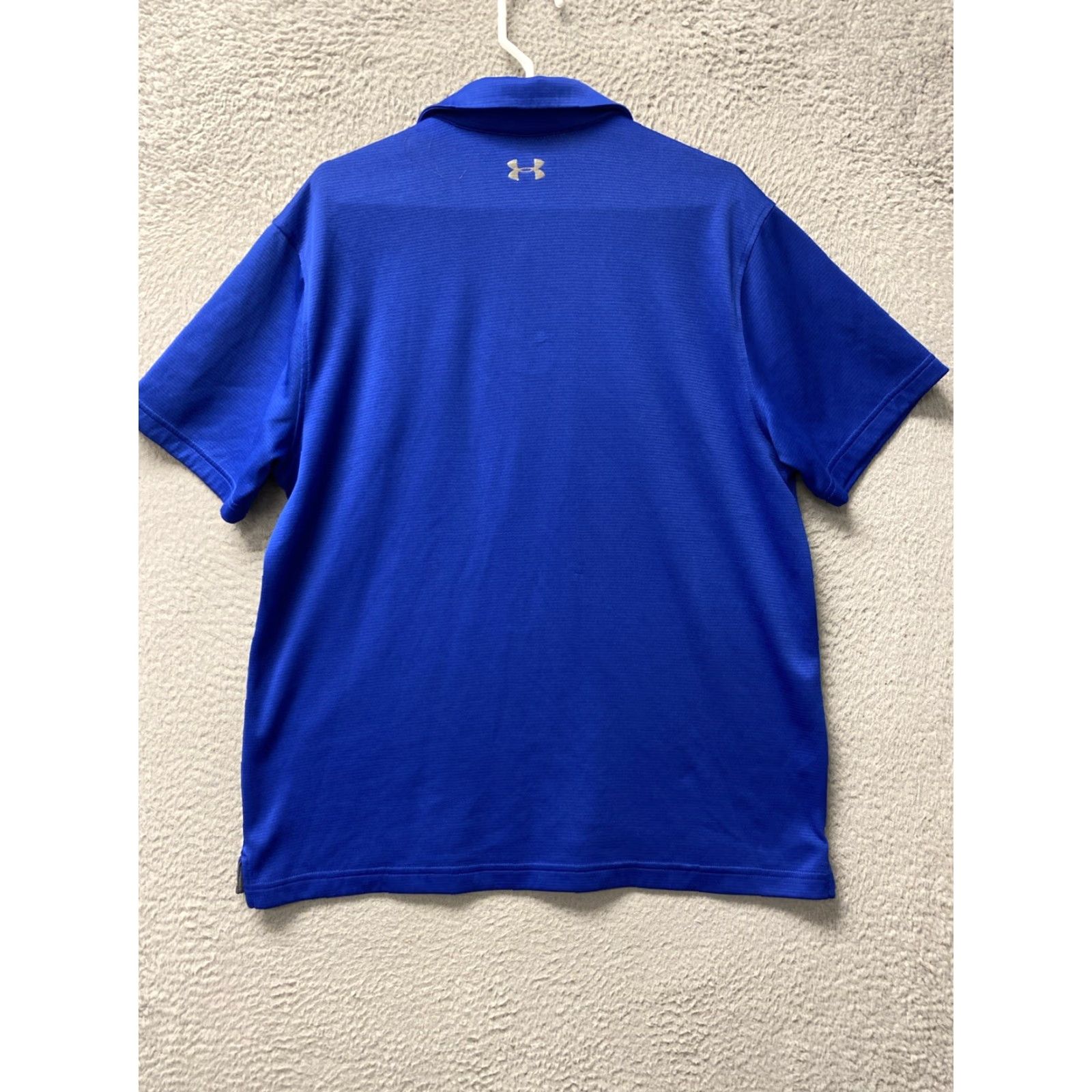 Under Armour Under Armour Polo Golf /118-6 Blue Lightwt Stretch 5% Spandex Polyester S/S L Relaxed Regular Men's Size US L / EU 52-54 / 3 - 6 Thumbnail