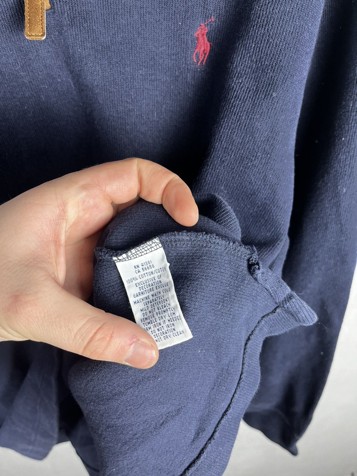 Polo Ralph Lauren × Ralph Lauren × Vintage Polo Ralph Lauren zip sweatshirt Size US L / EU 52-54 / 3 - 7 Thumbnail