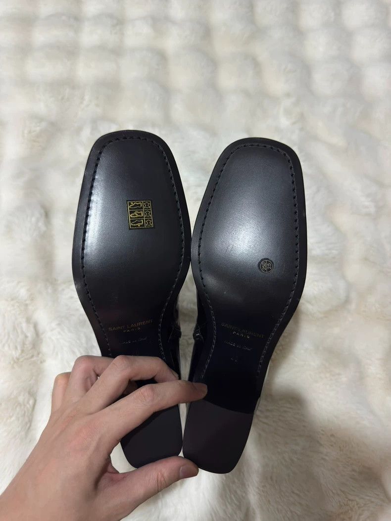 Saint Laurent Paris Saint laurent paris Patent leather boots 2506-Nextarrow Size US 7 / EU 40 - 6 Thumbnail