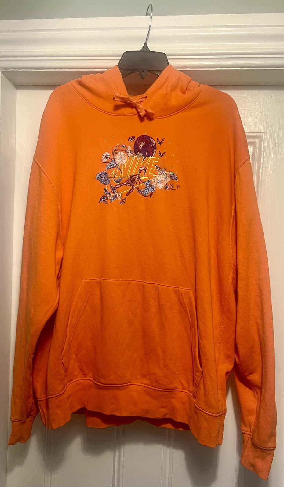 Nike Authentic Nike sportswear Club Fleece Pullover Hoodie Orange Size US XXL / EU 58 / 5 - 1 Thumbnail