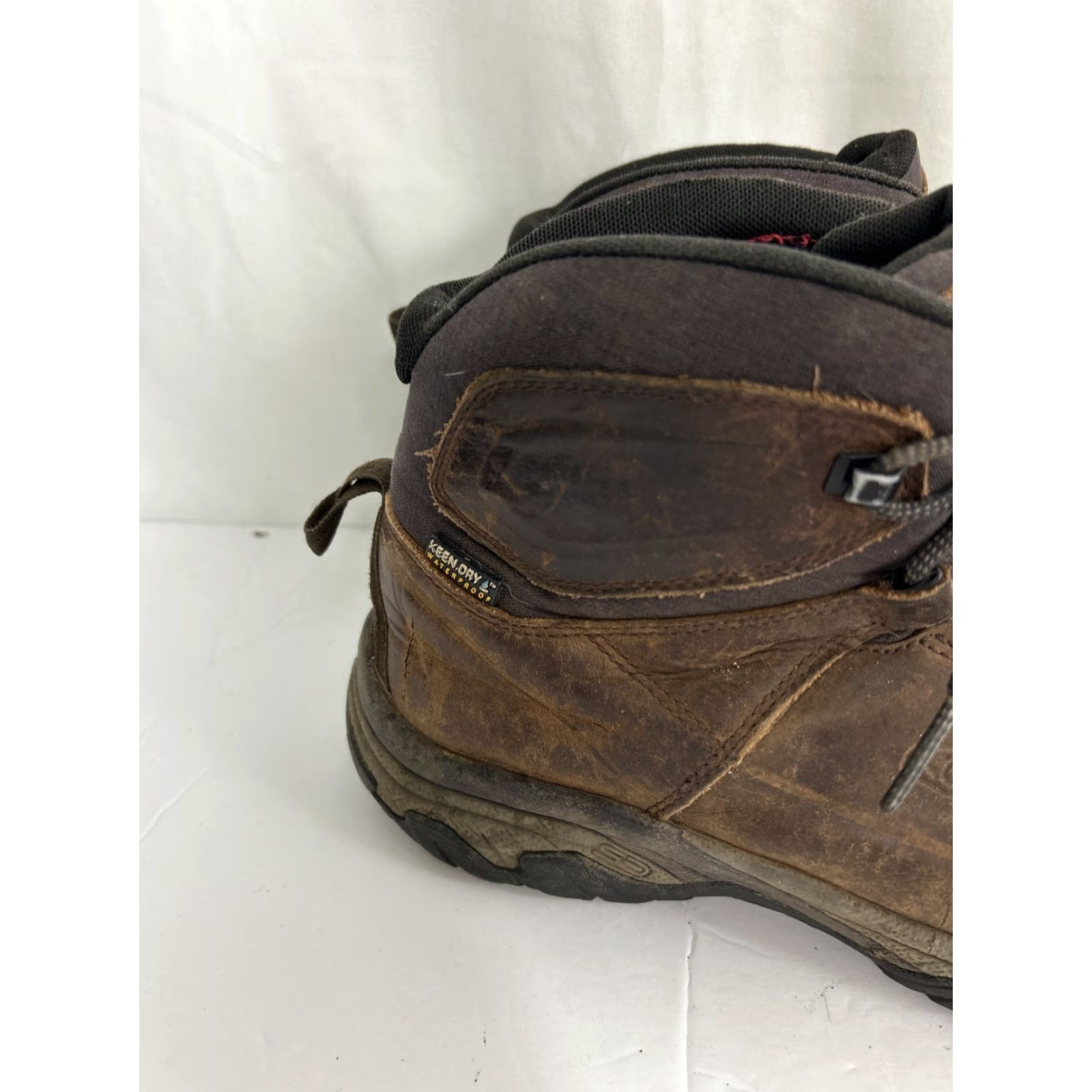 KEEN KEEN Mens Boot Lace Up Waterproof Insulated 100 G Minus 20 Brown Leather 11.5(Size) Combat Shoes Mens Size US 12 / EU 45 - 3 Thumbnail