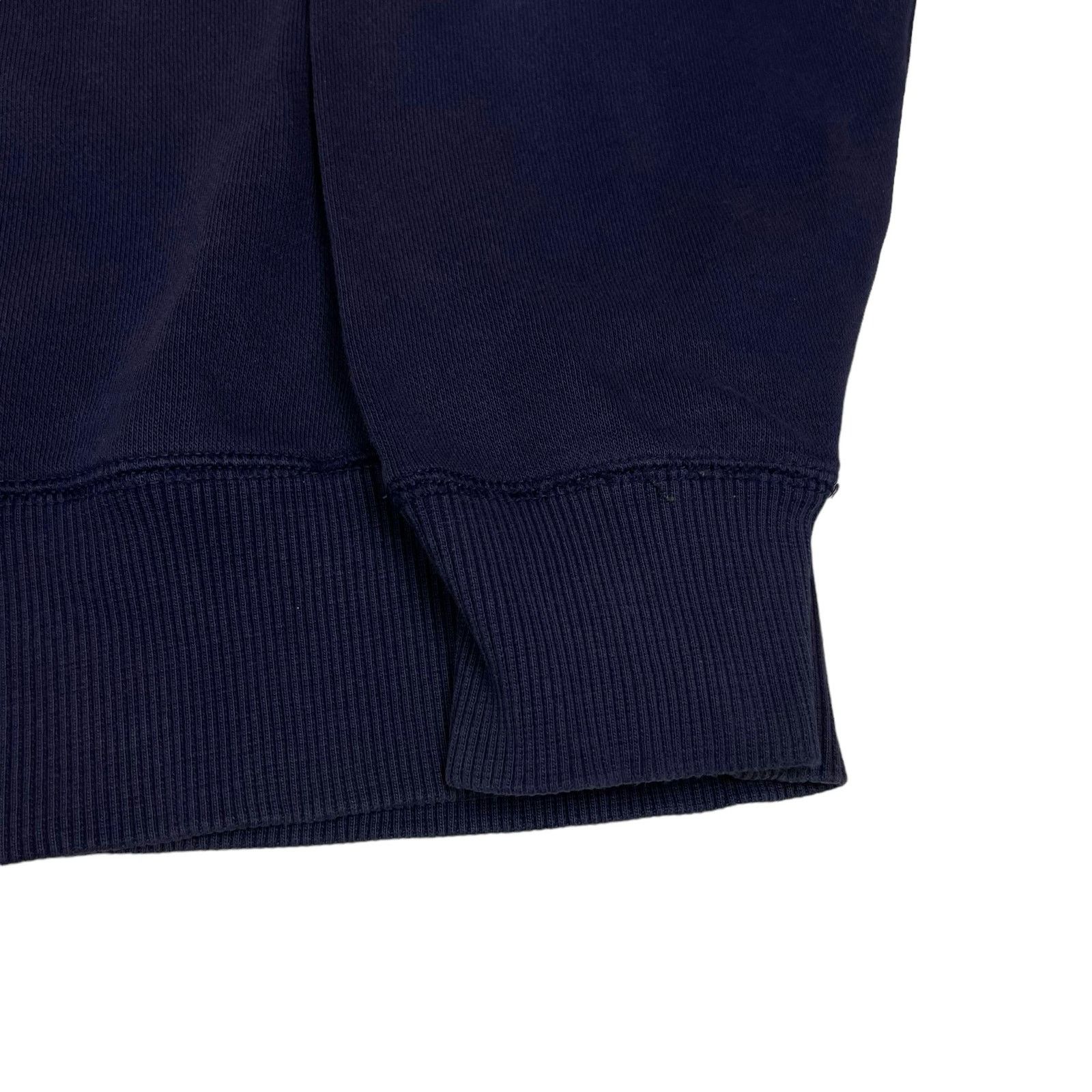Nike × Vintage Nike Men's Navy Spellout Swoosh Fleece Pullover Sweatshirt Size US XS / EU 42 / 0 - 6 Thumbnail