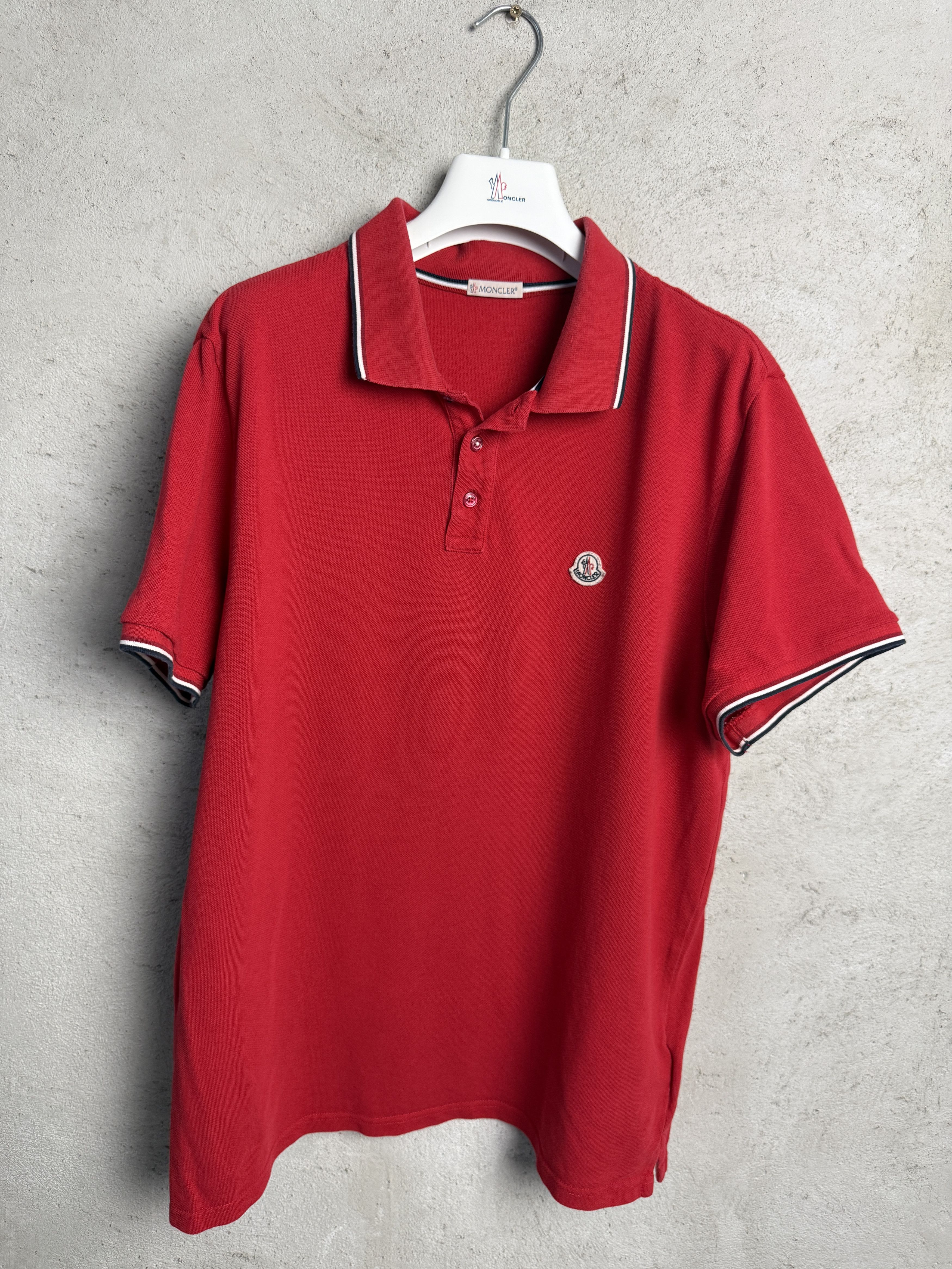 Moncler Moncler small logo polo t-shirt tee casual Size US XXL / EU 58 / 5 - 1 Thumbnail