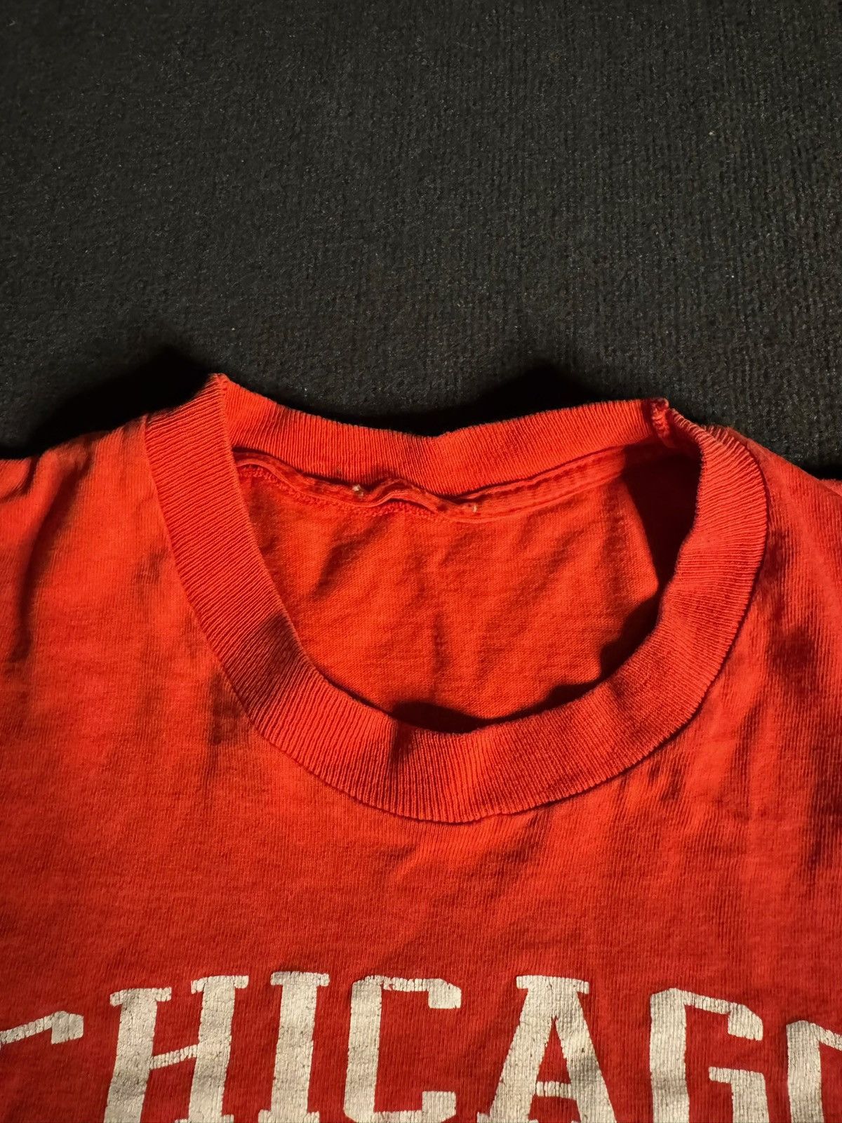 NHL × Vintage Sick Vintage Streetwear Y2K Chicago Blackhawks Red Tee Size US L / EU 52-54 / 3 - 6 Thumbnail