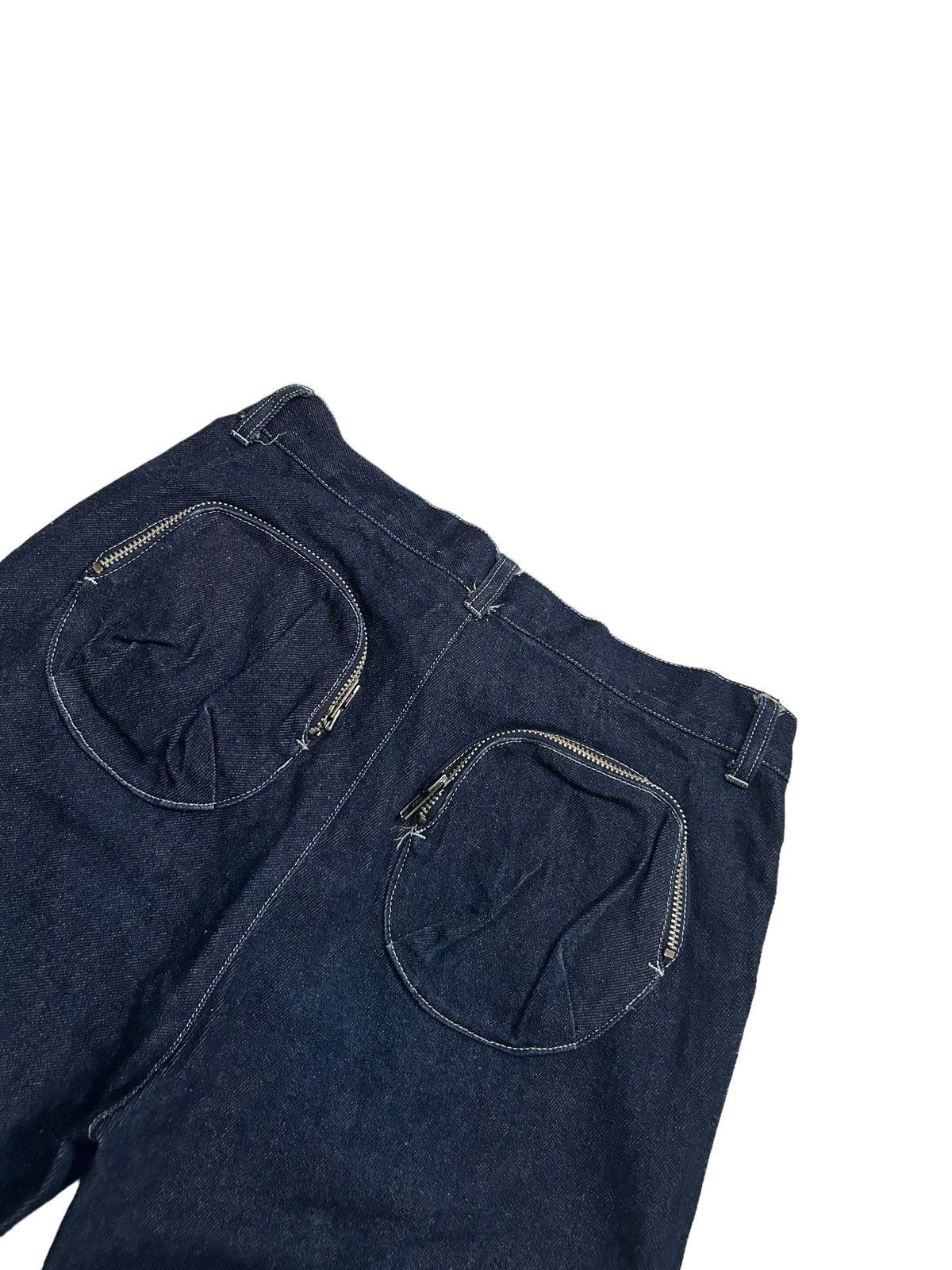 Japanese Brand × Kapital × Vintage Flare Japanese brand Ba-tsu Club Div Vintage Denim Rare☠️ 🎌☠️ Size US 28 / EU 44 - 5 Thumbnail