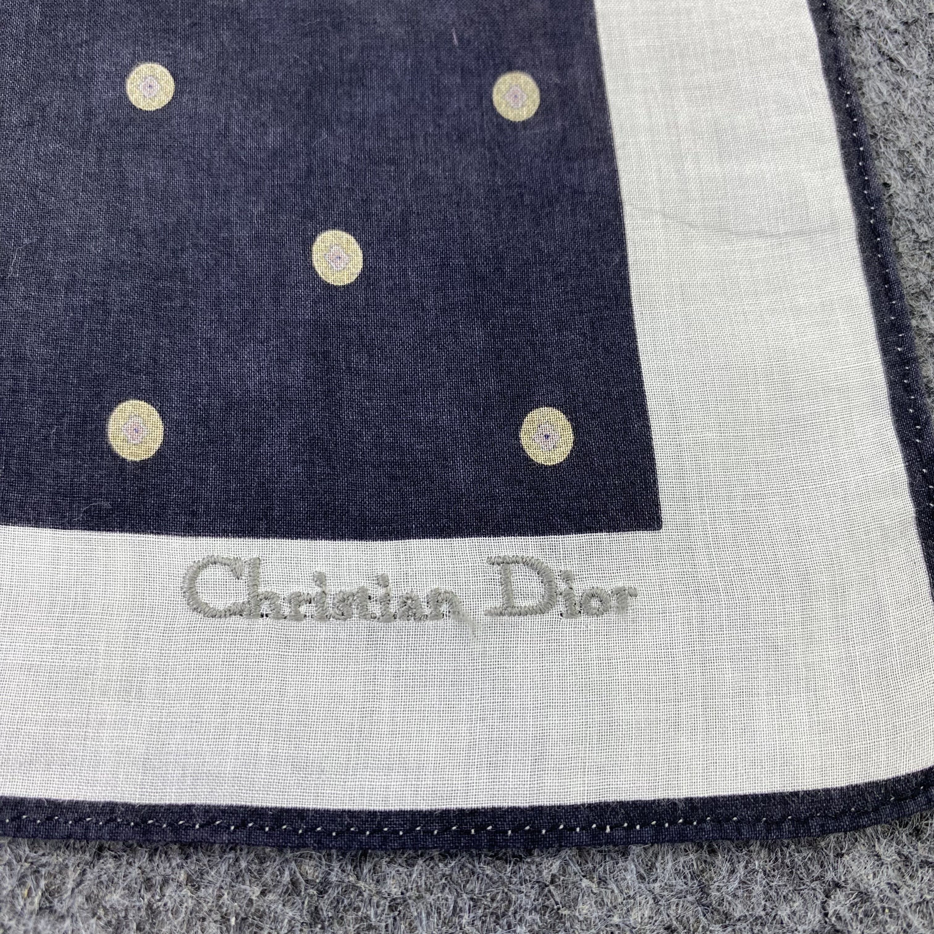 Vintage Christian Dior Handkerchief Neckerchief Bandana-B1844 Size ONE SIZE - 7 Thumbnail