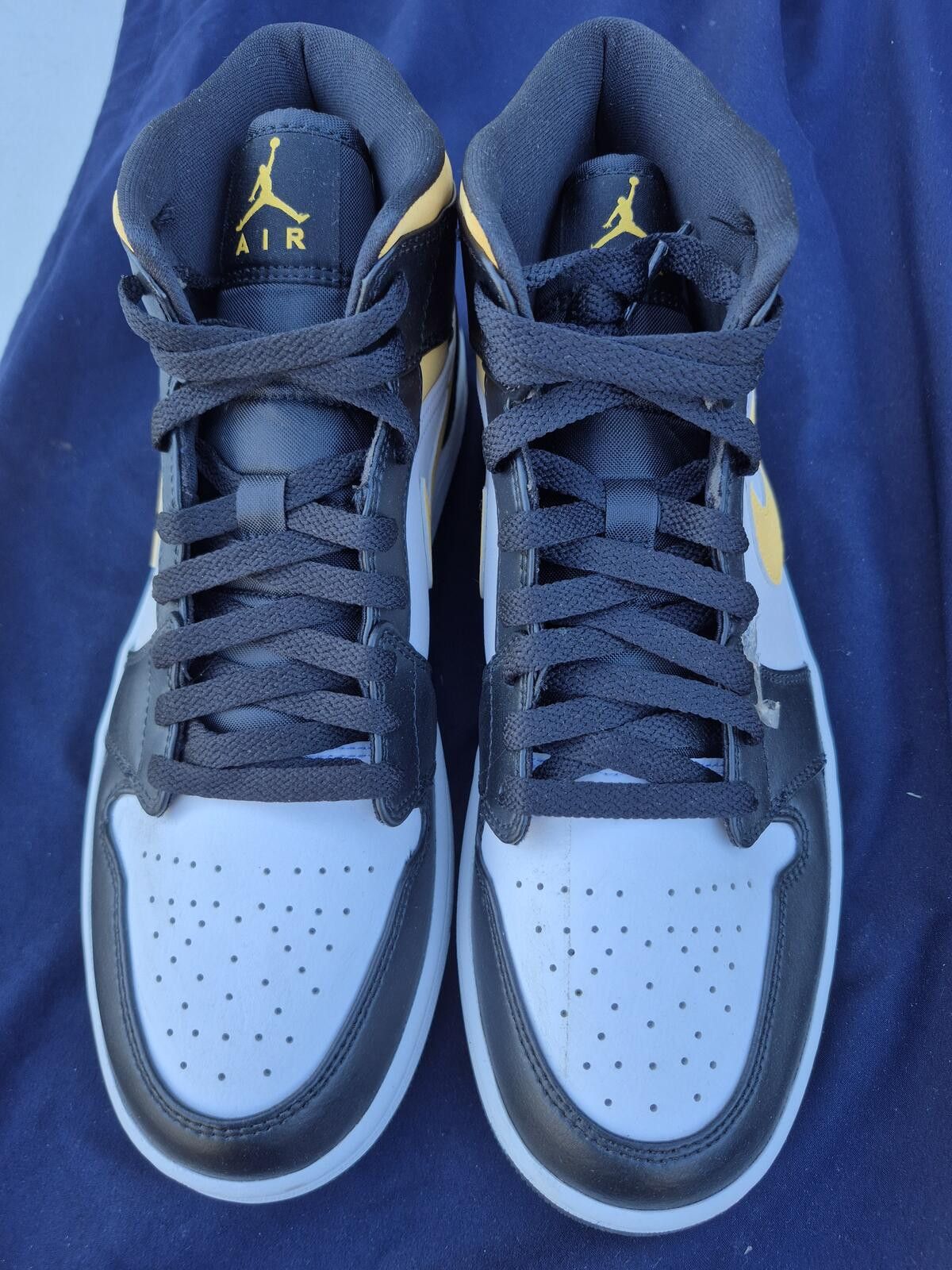 Jordan Brand Air Jordan 1 Mid 'Black University Gold' Size 10 - No Box Size US 10 / EU 43 - 2 Thumbnail