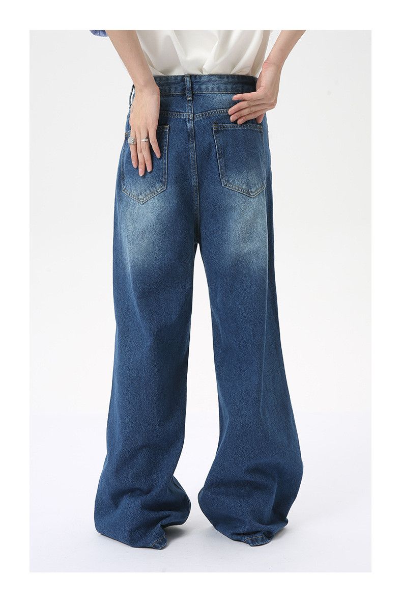 Japanese Brand × Jean Japanese retro fashion distressed washed jeans Size US 32 / EU 48 - 5 Thumbnail